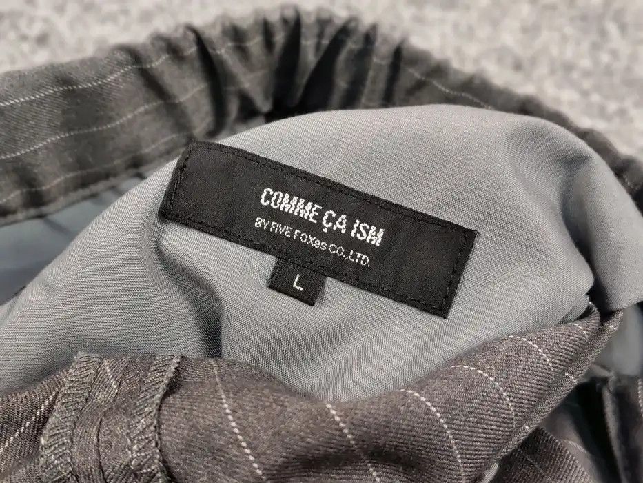 Comme Ca Ism Comme Ca Ism Classic men's trousers in gray stripes Pants Size US 34 / EU 50 - 8 Thumbnail