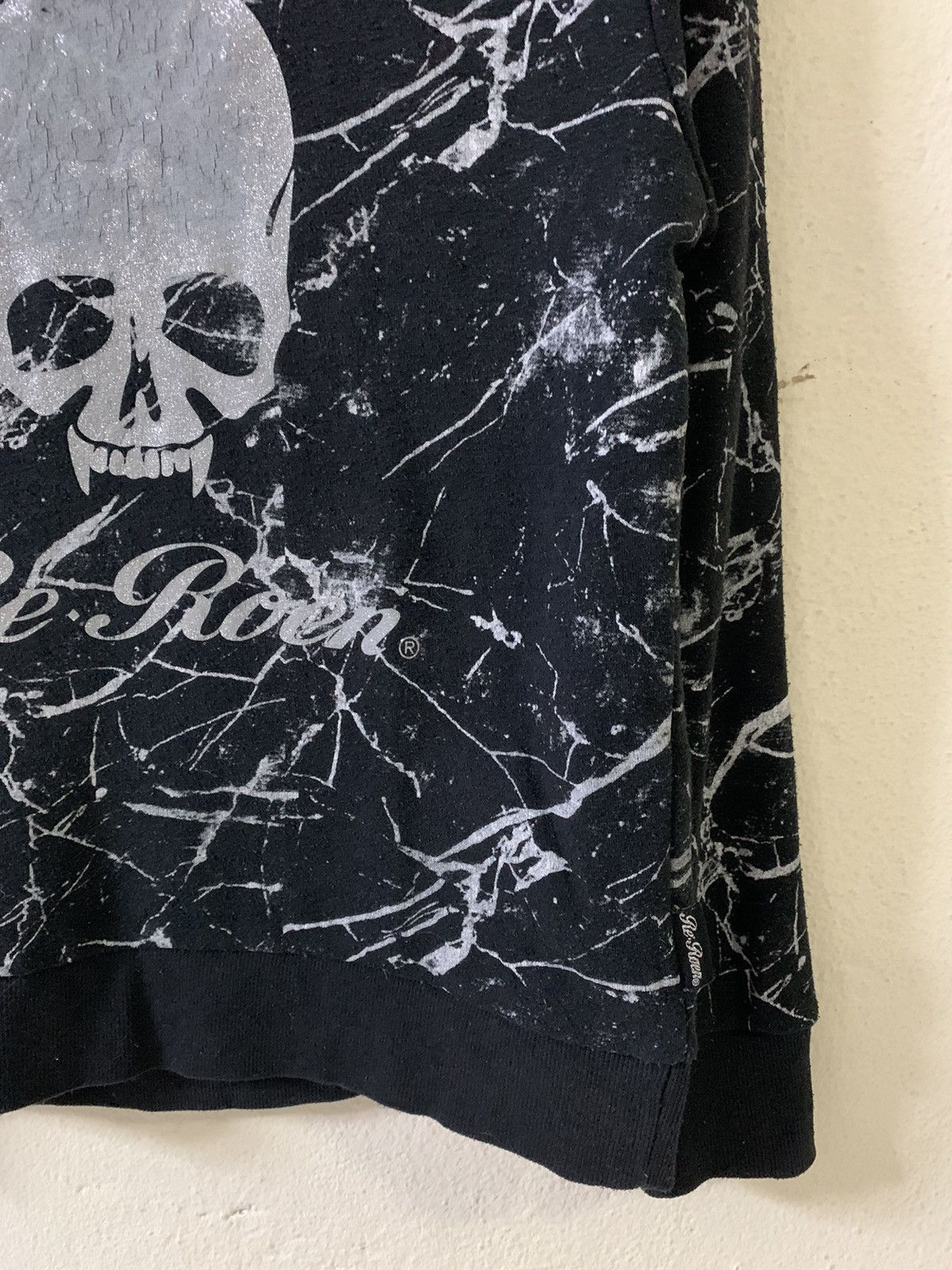 Japanese Brand Re Roen Skull Fullprint Hoodie Size US XS / EU 42 / 0 - 2 Thumbnail