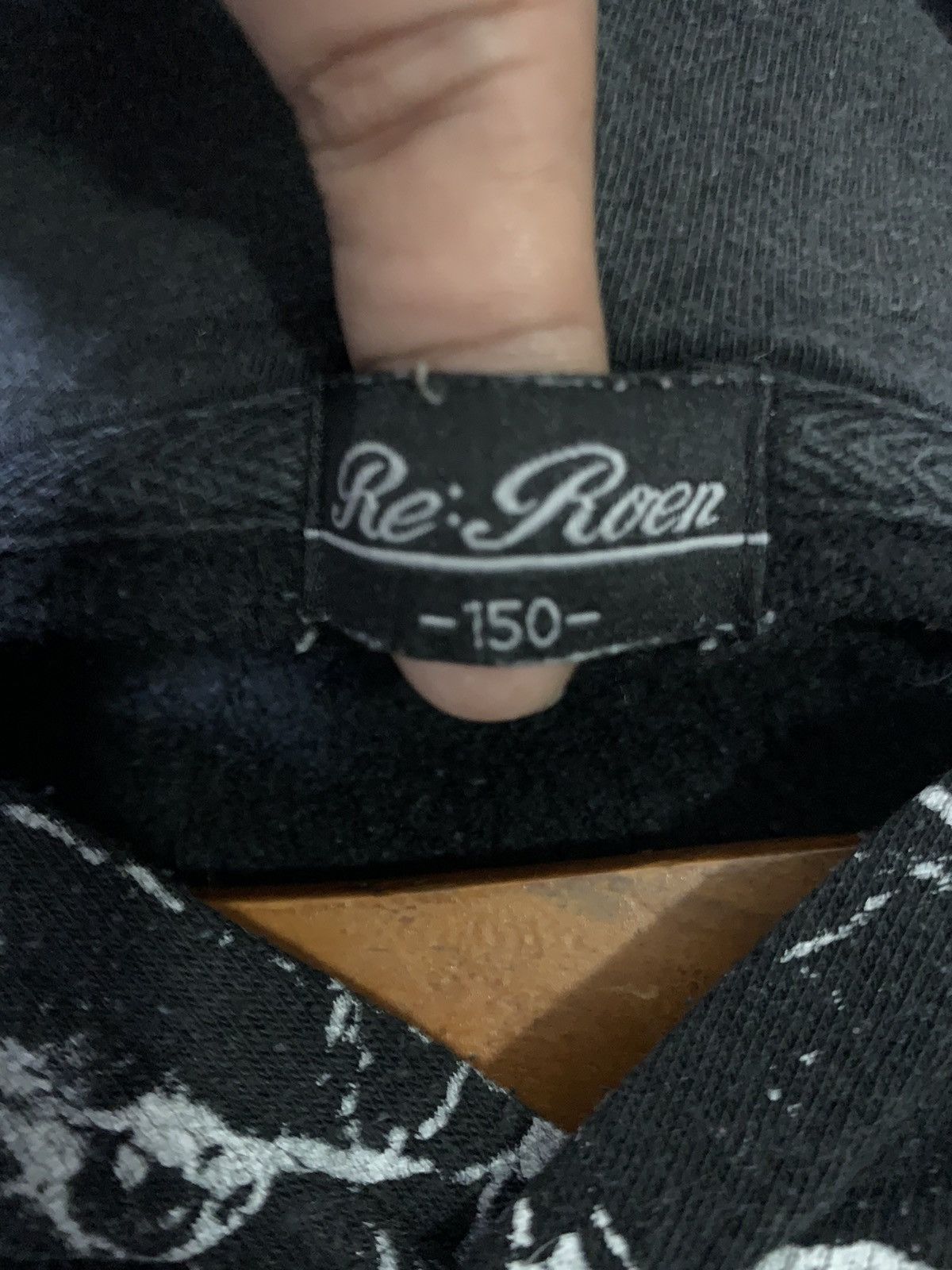 Japanese Brand Re Roen Skull Fullprint Hoodie Size US XS / EU 42 / 0 - 5 Thumbnail