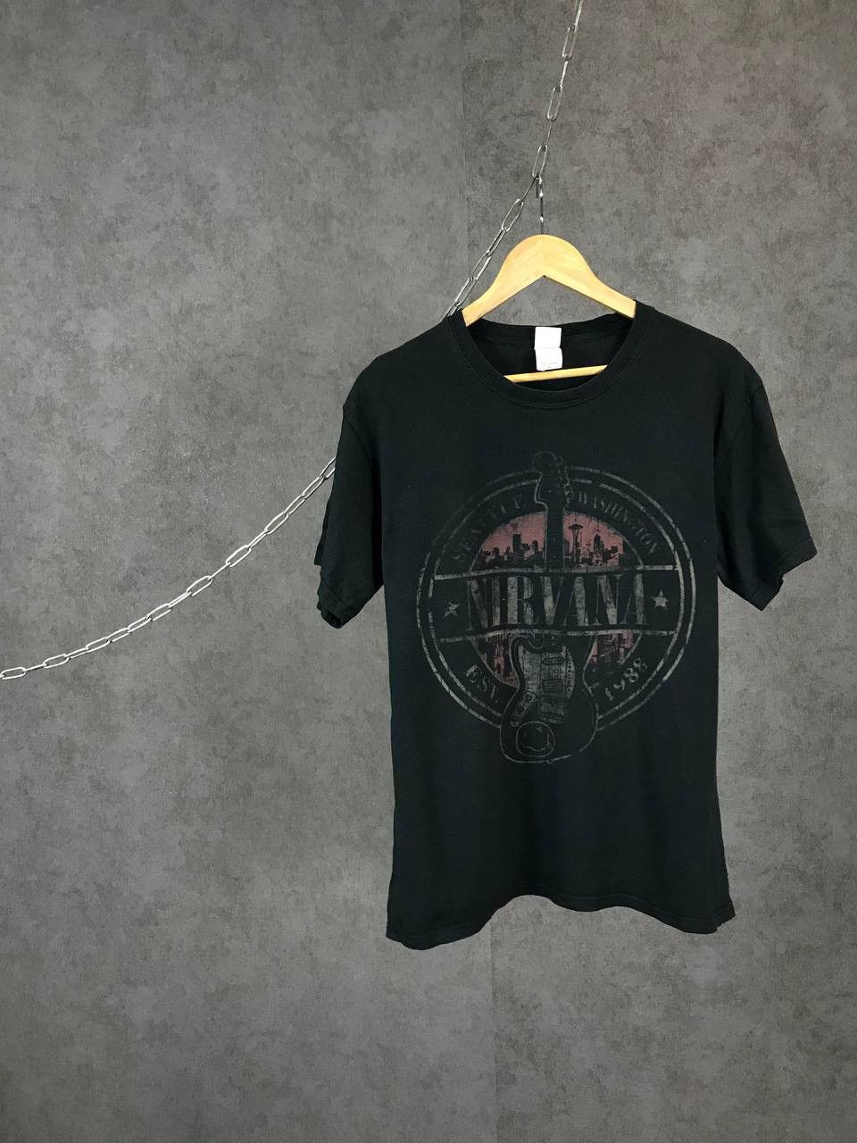 Band Tees Nirvana vintage rock band tee Size US L / EU 52-54 / 3 - 1 Thumbnail