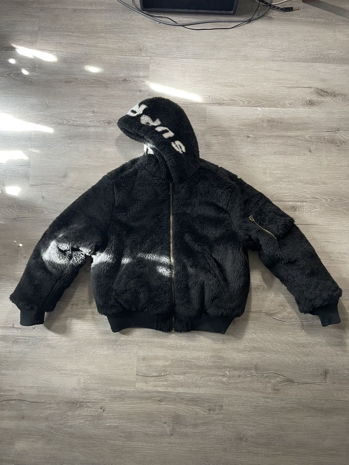 Ma 1 × Supreme Supreme Faux Fur Reversible MA-1 | Grailed