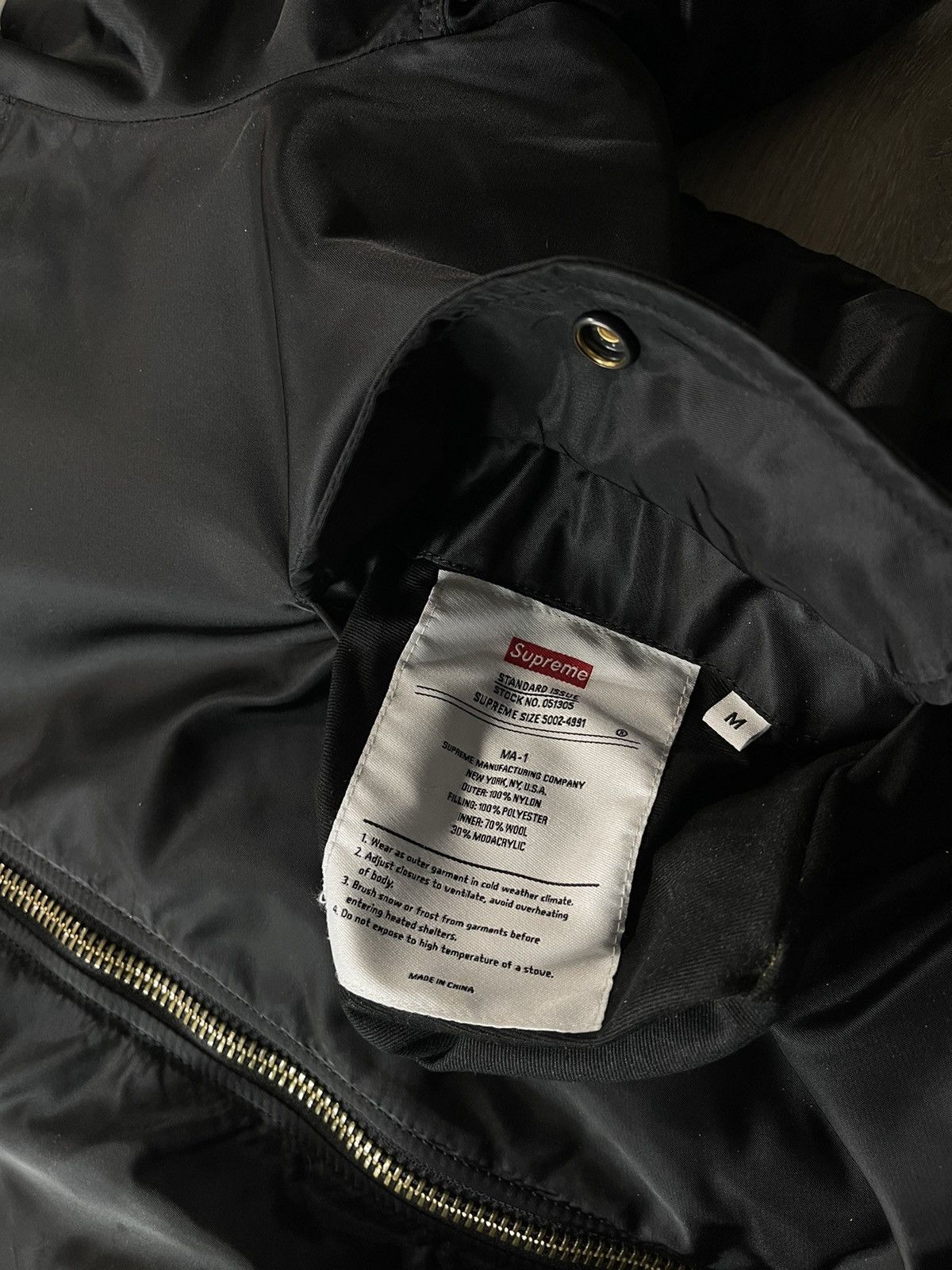 Supreme Supreme Fur Reversible MA-1 Size US M / EU 48-50 / 2 - 5 Thumbnail