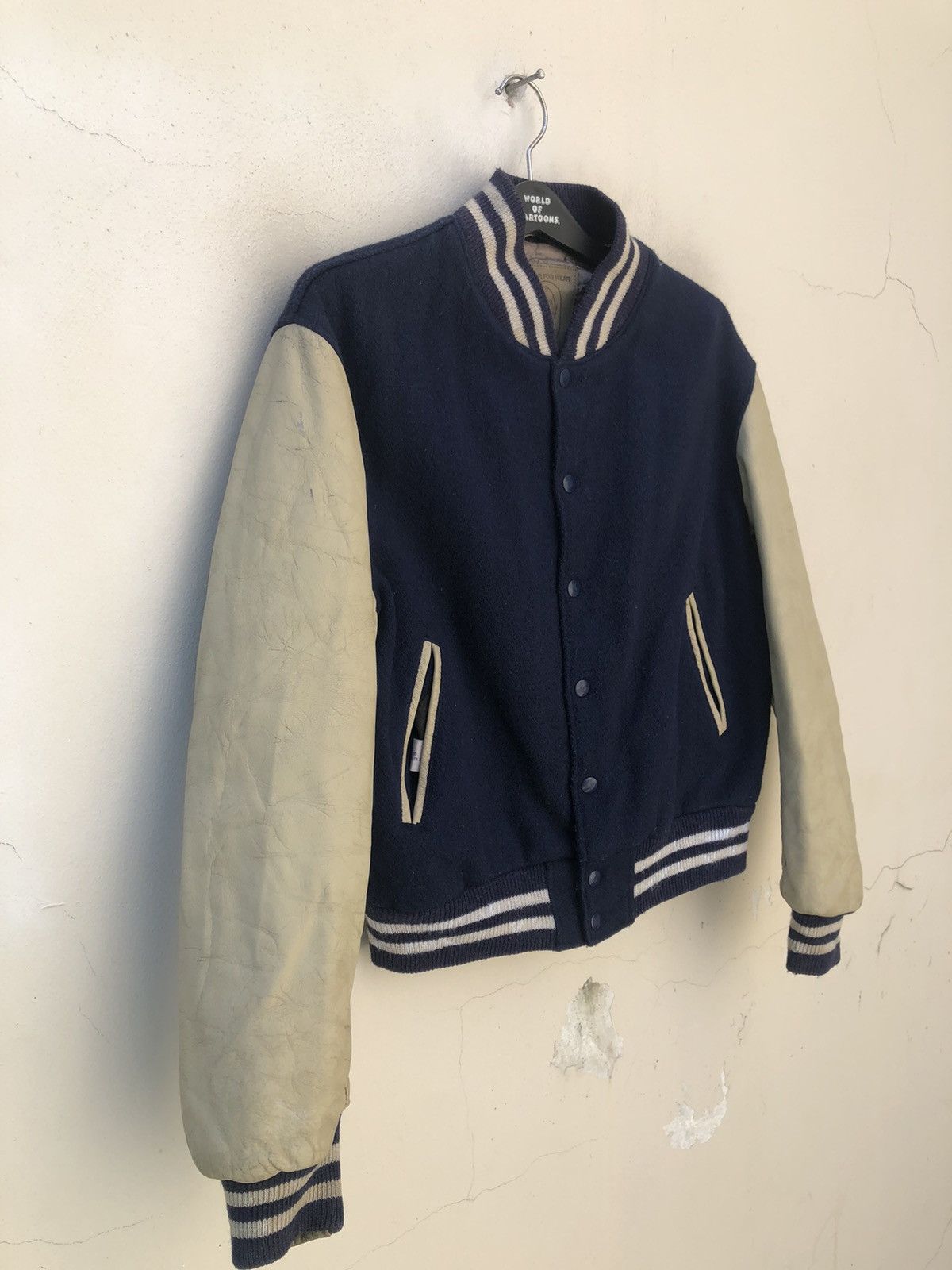 Golden Bear Vintage 1995 Golden Bear Distressed Varsity Jacket Size US M / EU 48-50 / 2 - 5 Thumbnail