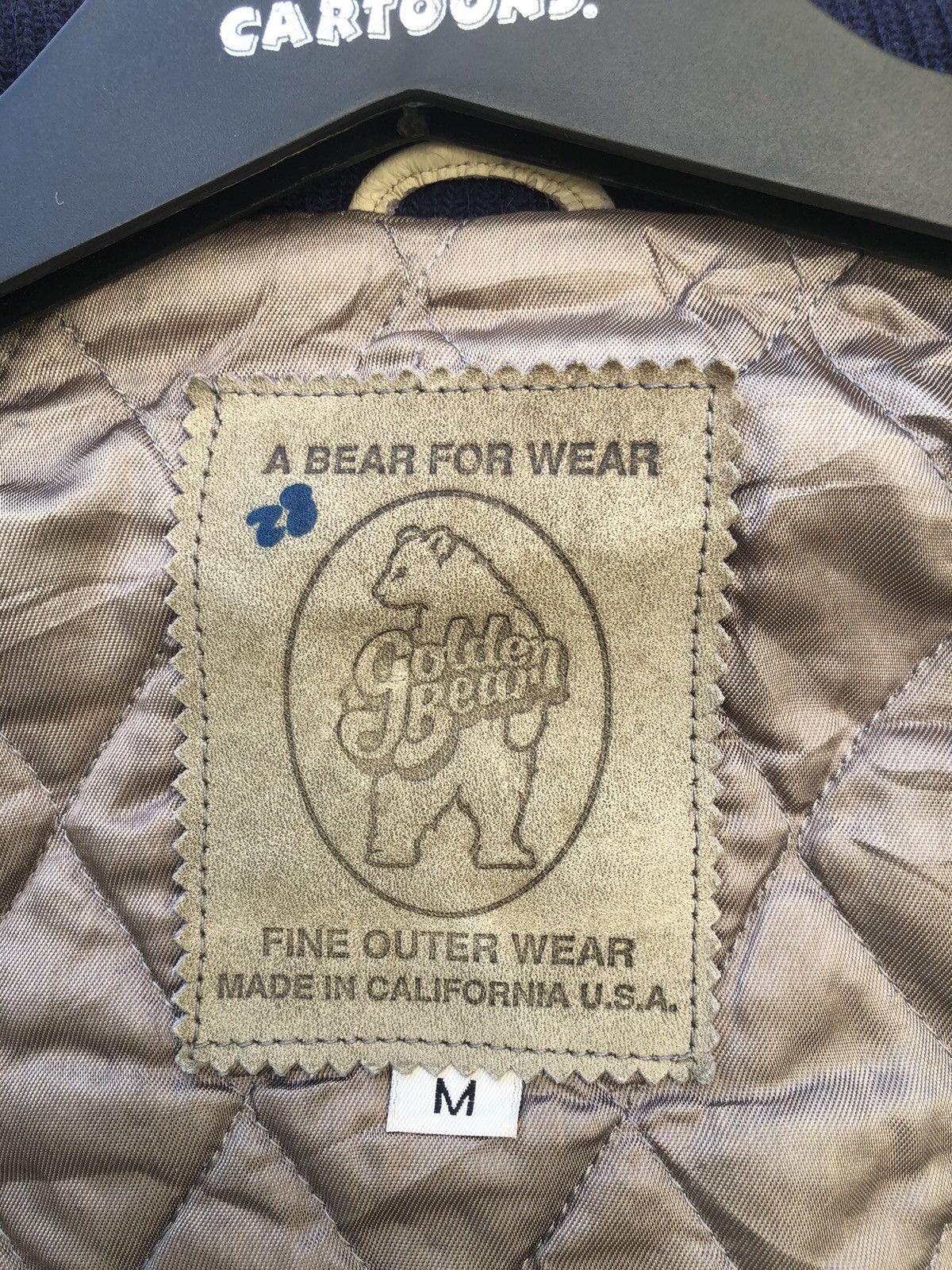 Golden Bear Vintage 1995 Golden Bear Distressed Varsity Jacket Size US M / EU 48-50 / 2 - 23 Thumbnail
