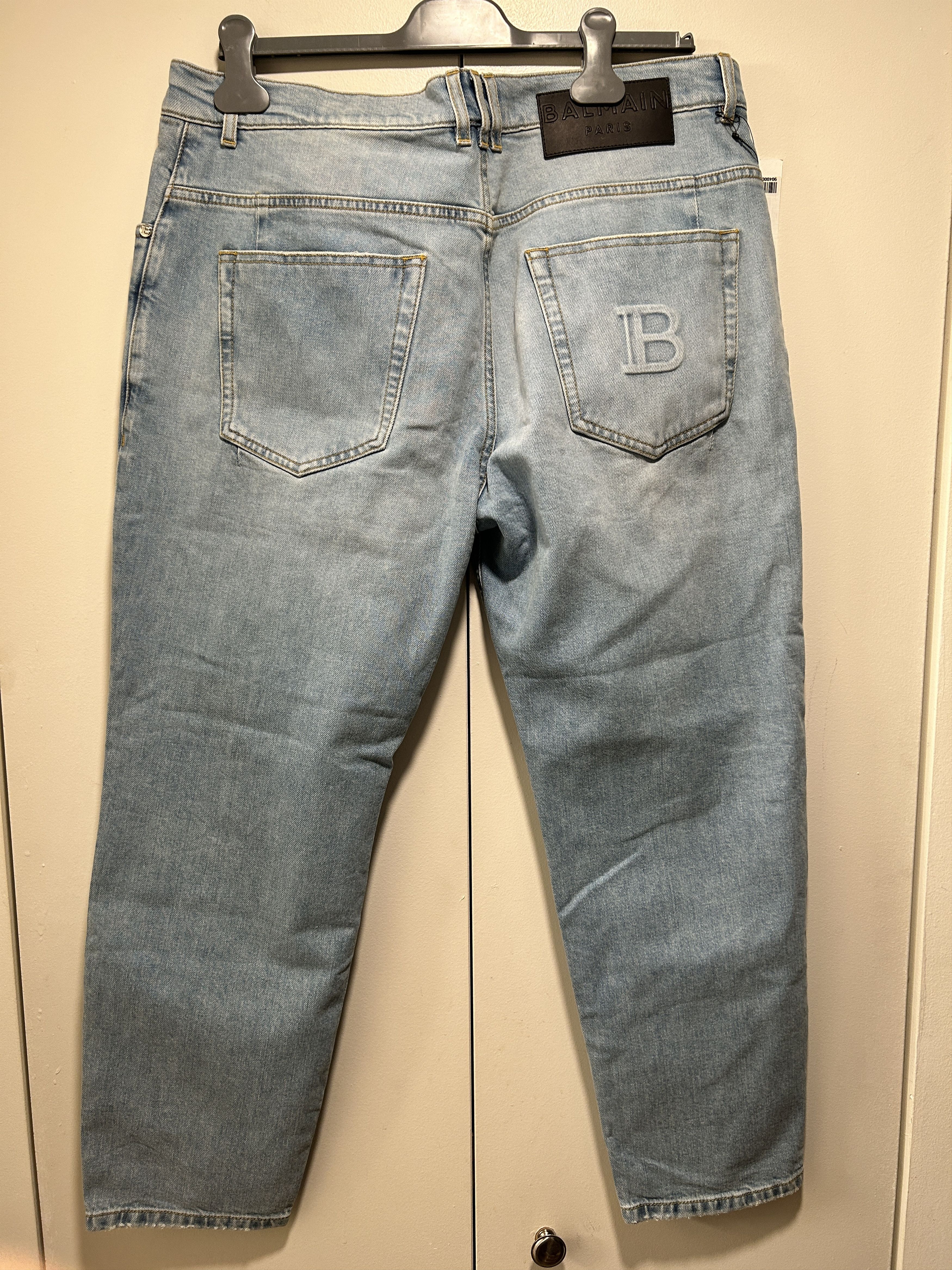 Balmain Balmain light blue denim jeans tapered Size US 36 / EU 52 - 4 Thumbnail