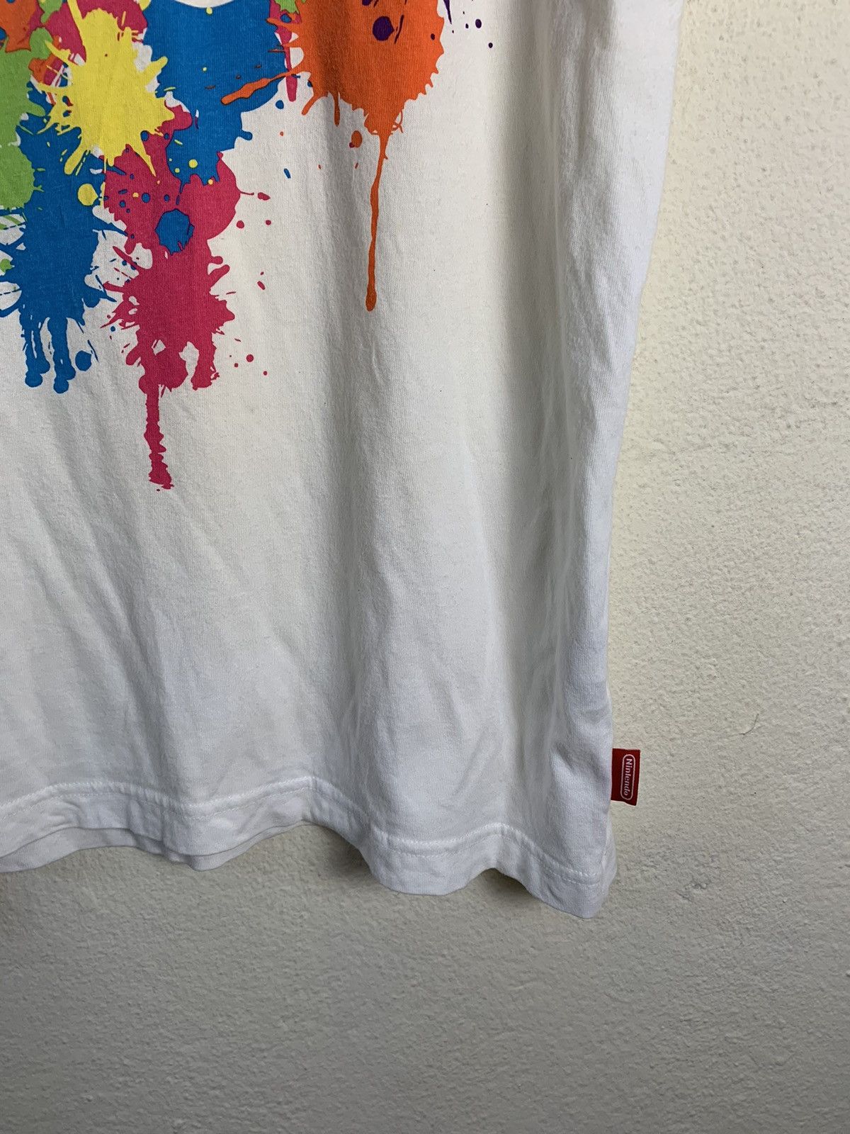 Nintendo Vintage Uniqlo x Nintendo Nice Design Paint Splatter Tee Size US M / EU 48-50 / 2 - 2 Thumbnail