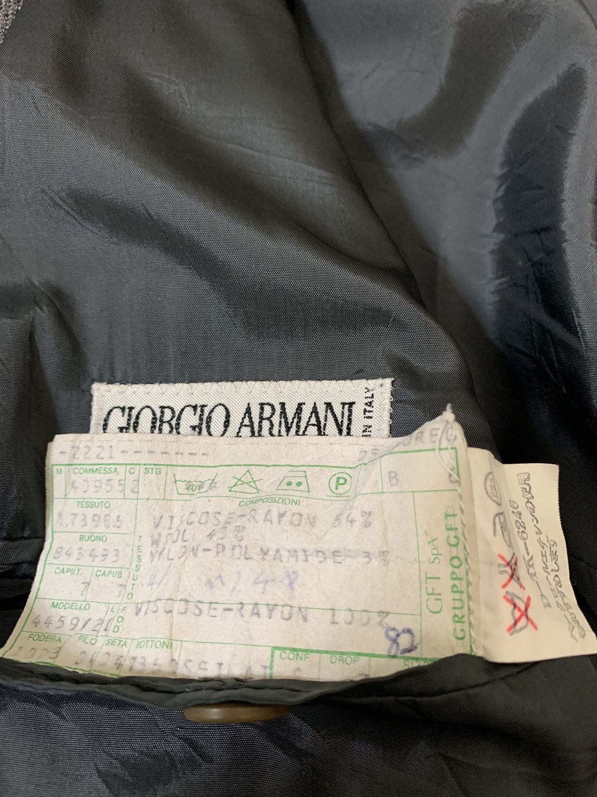 Giorgio Armani Vintage Giorgio Armani Le Collezioni Blazer Size 50R - 8 Thumbnail