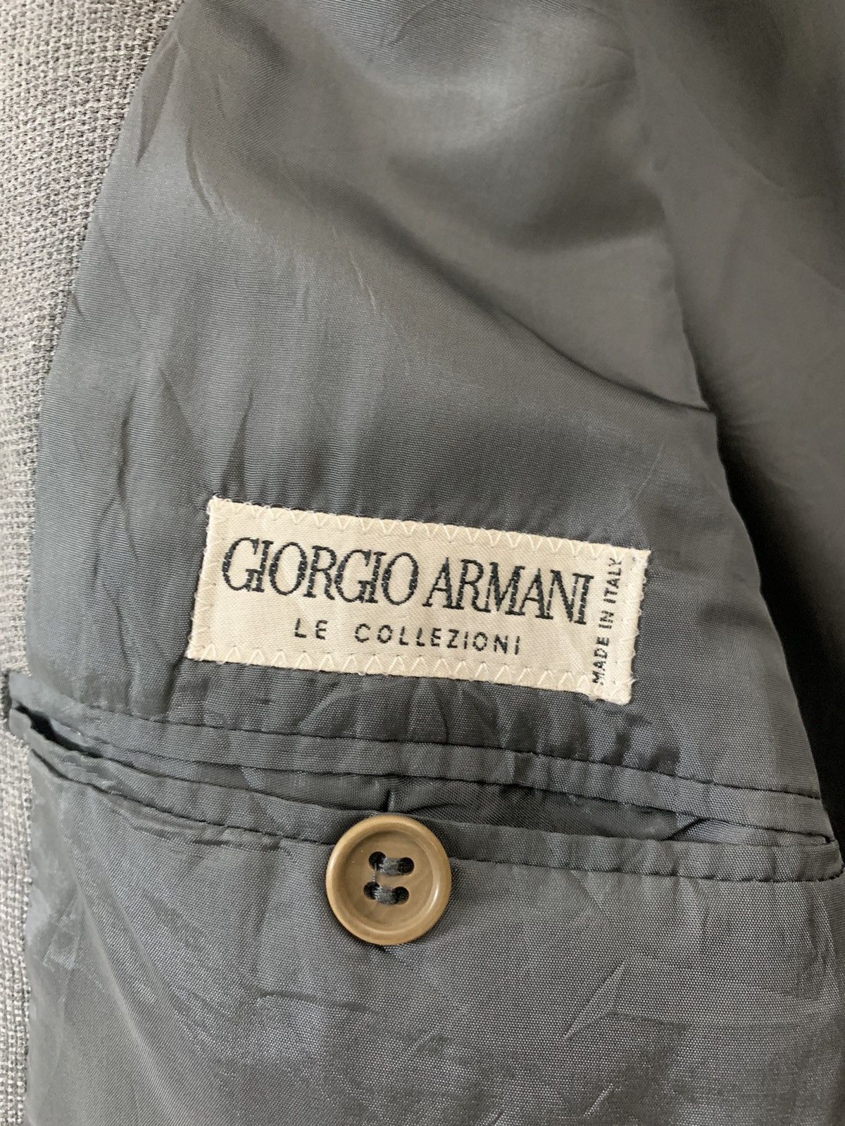 Giorgio Armani Vintage Giorgio Armani Le Collezioni Blazer Size 50R - 6 Thumbnail