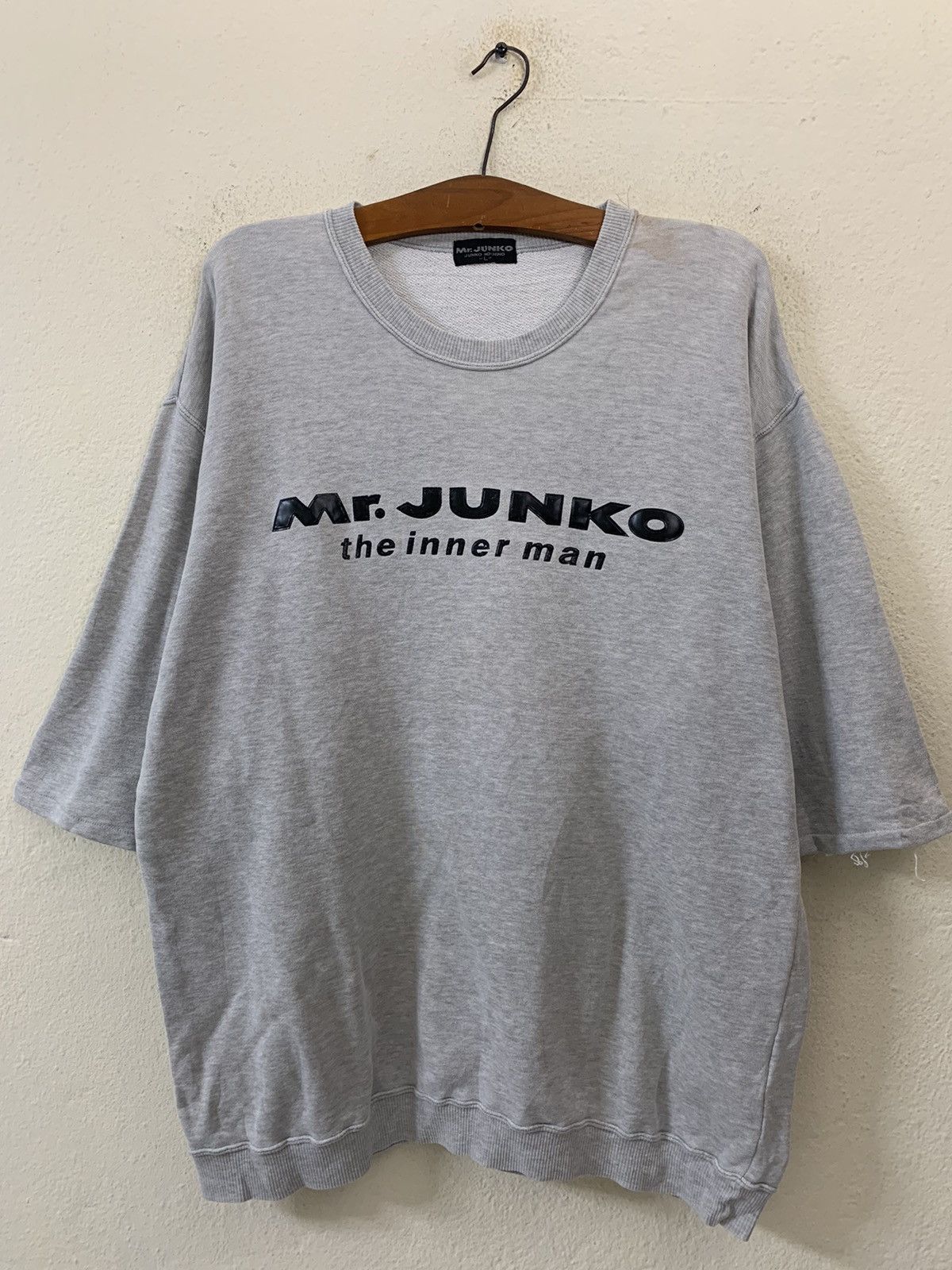 Mr. Junko Mr Junko By Junko Koshino Spellout Short Sleeve Sweater Size US L / EU 52-54 / 3 - 1 Thumbnail