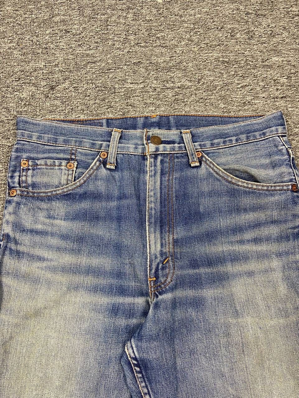 Levi's Vintage Clothing Vintage Levis 517 Flare Denim Faded Blue Wash Jeans Size US 31 - 3 Thumbnail