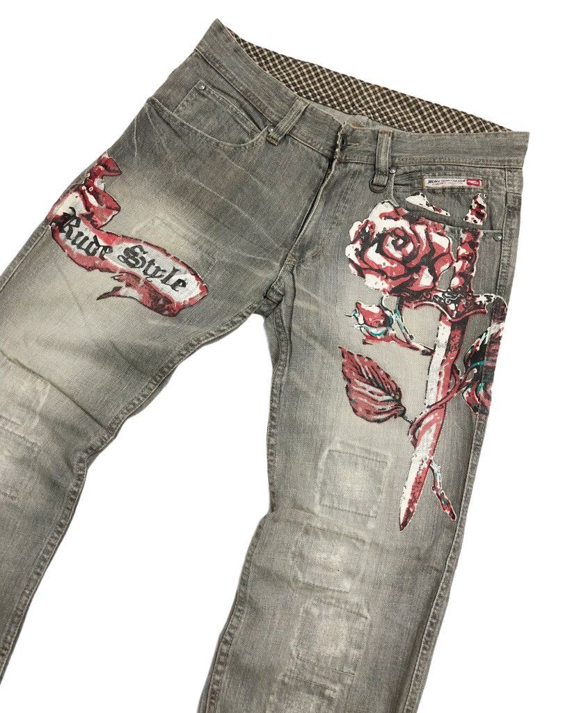 Nicole Club 2000's NCFM trompe l’oeil “ Nude Style“ denim Size US 32 / EU 48 - 5 Thumbnail