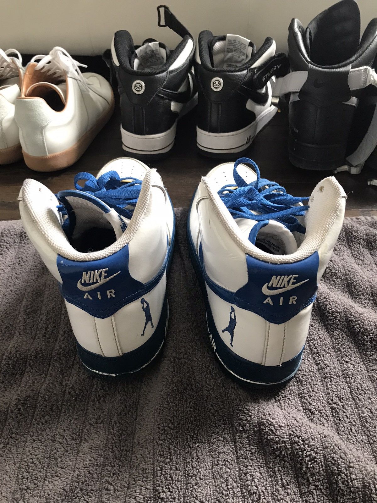 Nike 2004 Finals edition Rasheed Wallace Air Force 1s Size US 9.5 / EU 42-43 - 4 Thumbnail