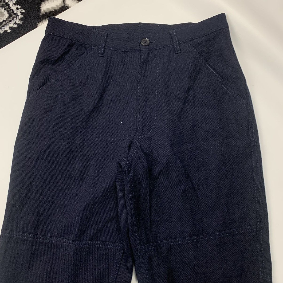 Comme des garcons shirt double knee trousers