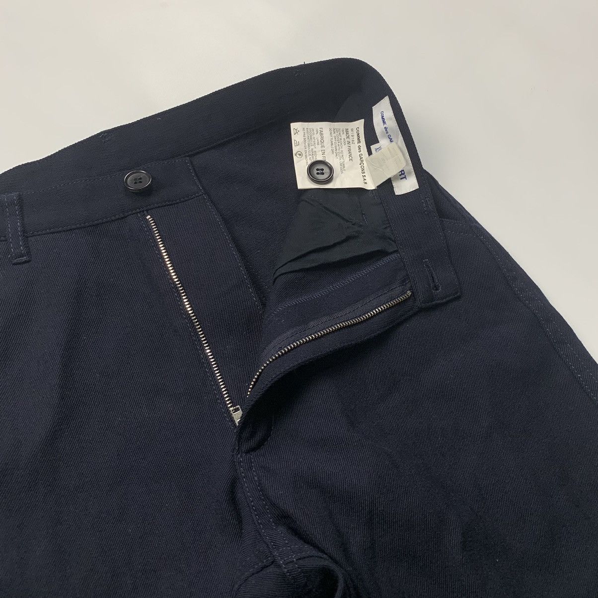 Comme des garcons shirt double knee trousers