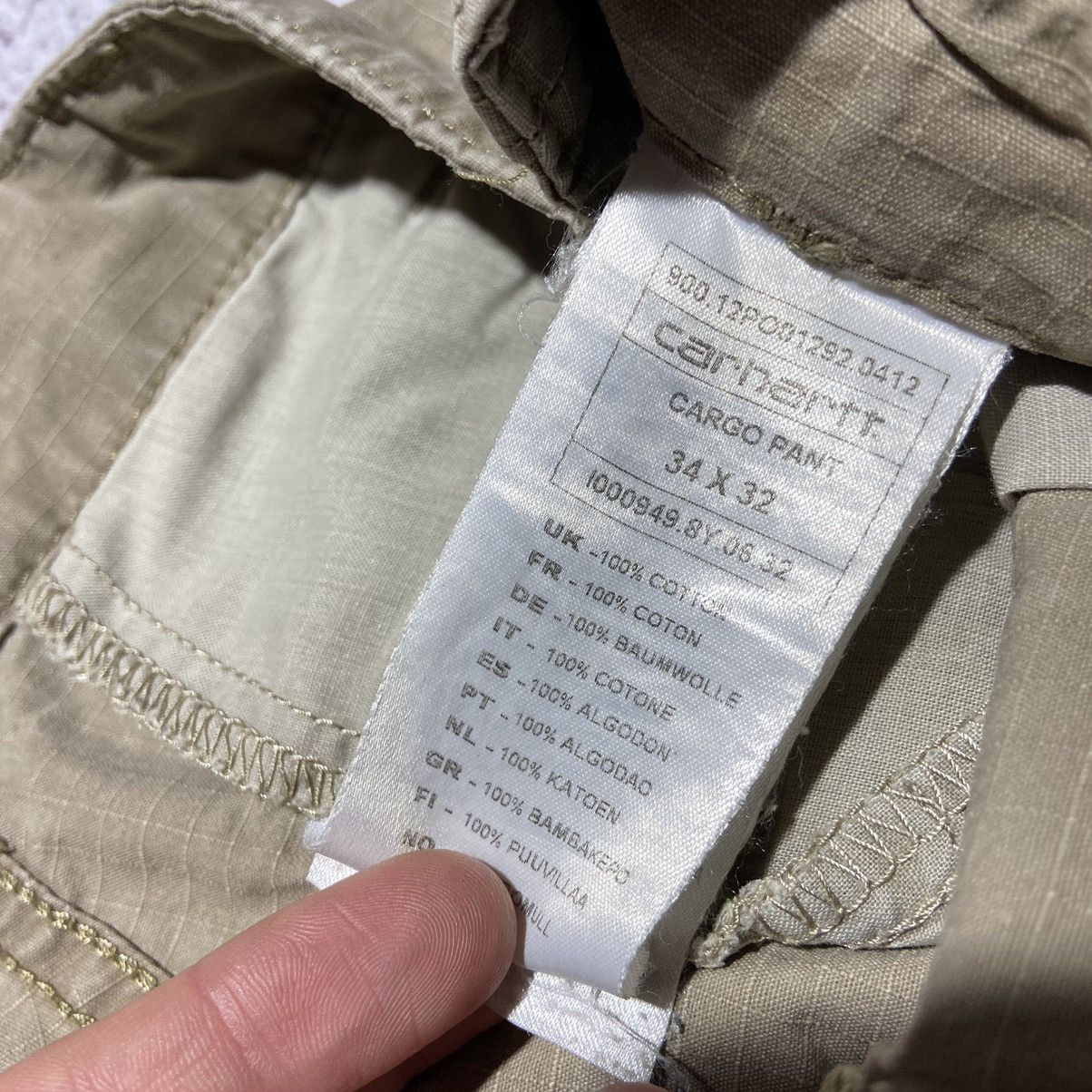 Carhartt × Vintage Vintage Carhartt Cargo Pants Size US 34 / EU 50 - 14 Thumbnail