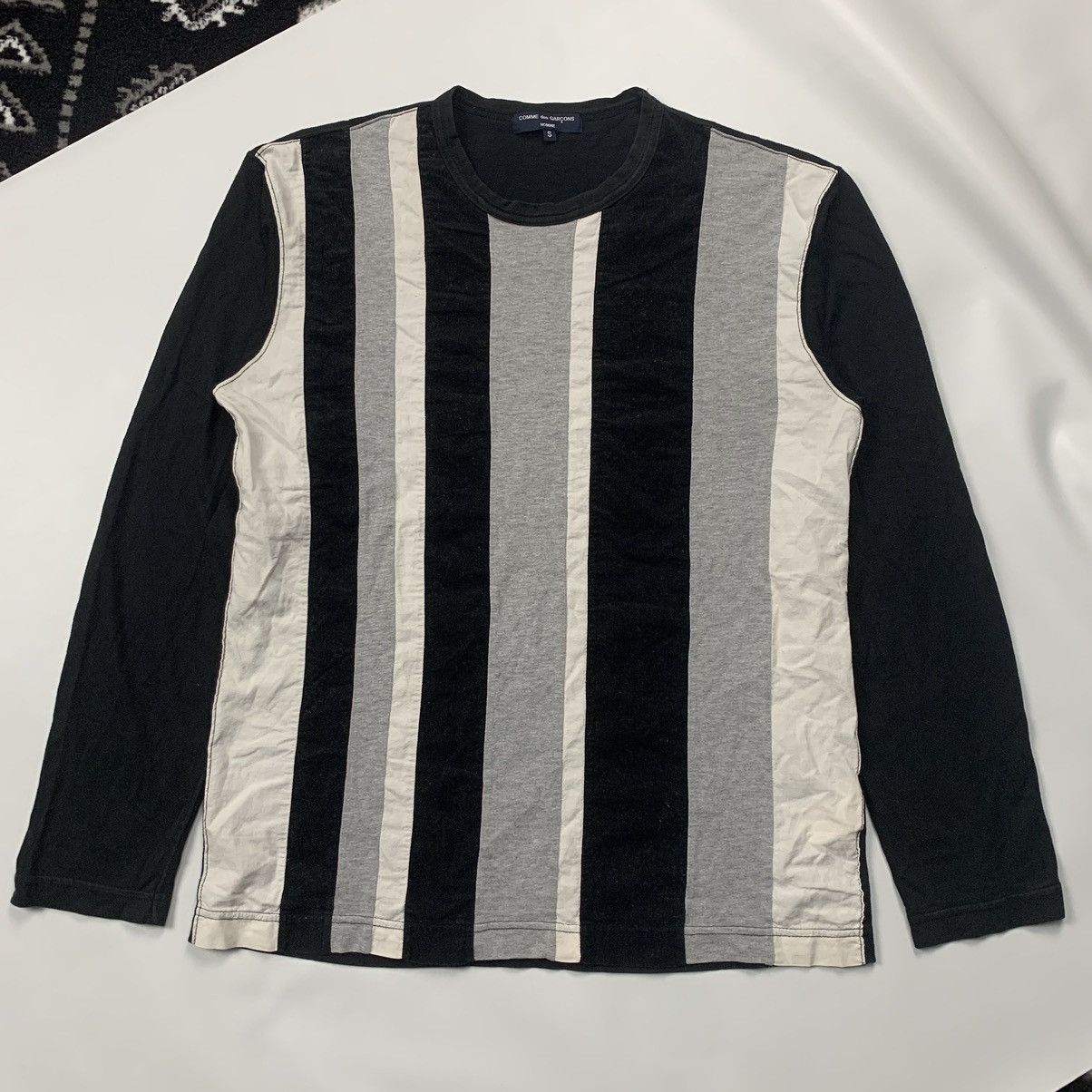 Comme des Garcons Comme des garcons homme patchwork shirt long sleeve Size US S / EU 44-46 / 1 - 1 Thumbnail