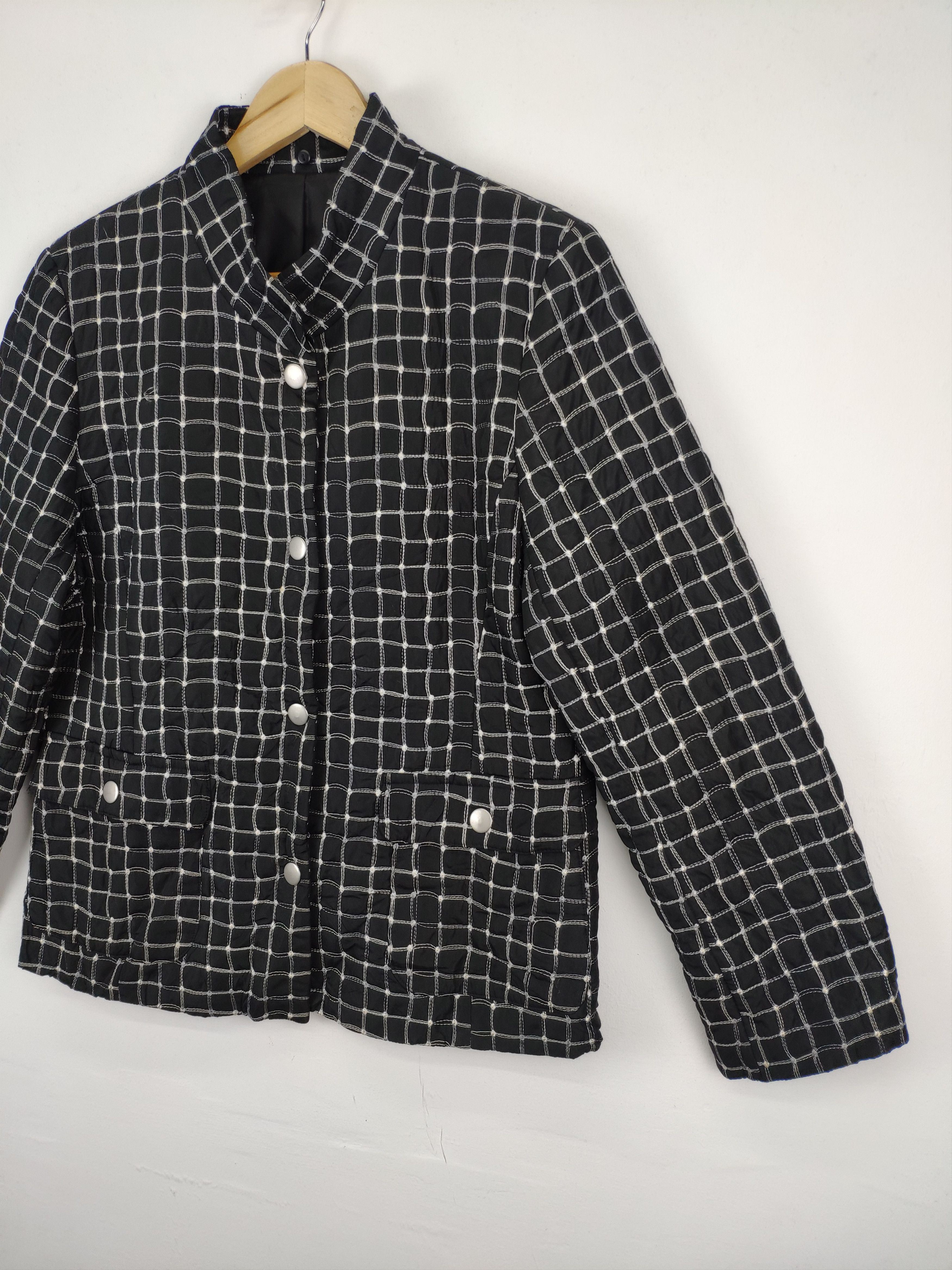 Japanese Brand × Vintage Vintage Plaid Jacket Snap Button Unbranded Size M / US 6-8 / IT 42-44 - 5 Thumbnail