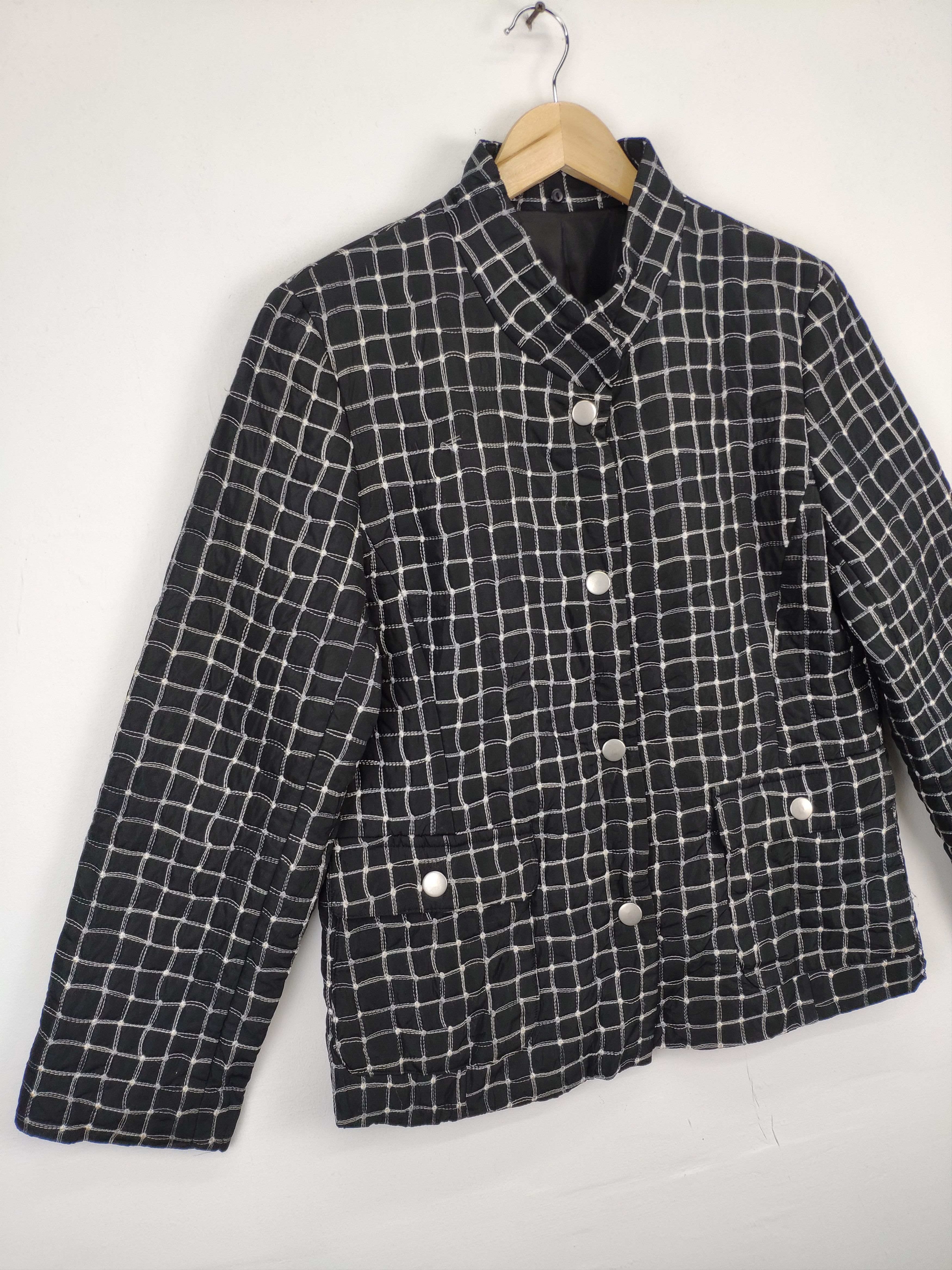 Japanese Brand × Vintage Vintage Plaid Jacket Snap Button Unbranded Size M / US 6-8 / IT 42-44 - 6 Thumbnail