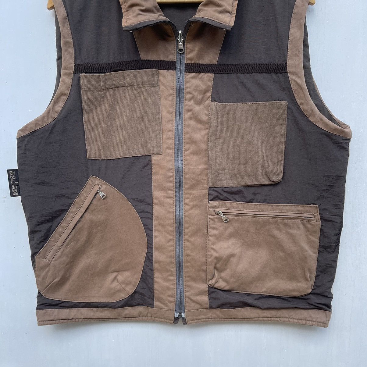 Napapijri Napapijri Continent Patchwork Reversible Outdoor Vest Size US M / EU 48-50 / 2 - 6 Thumbnail