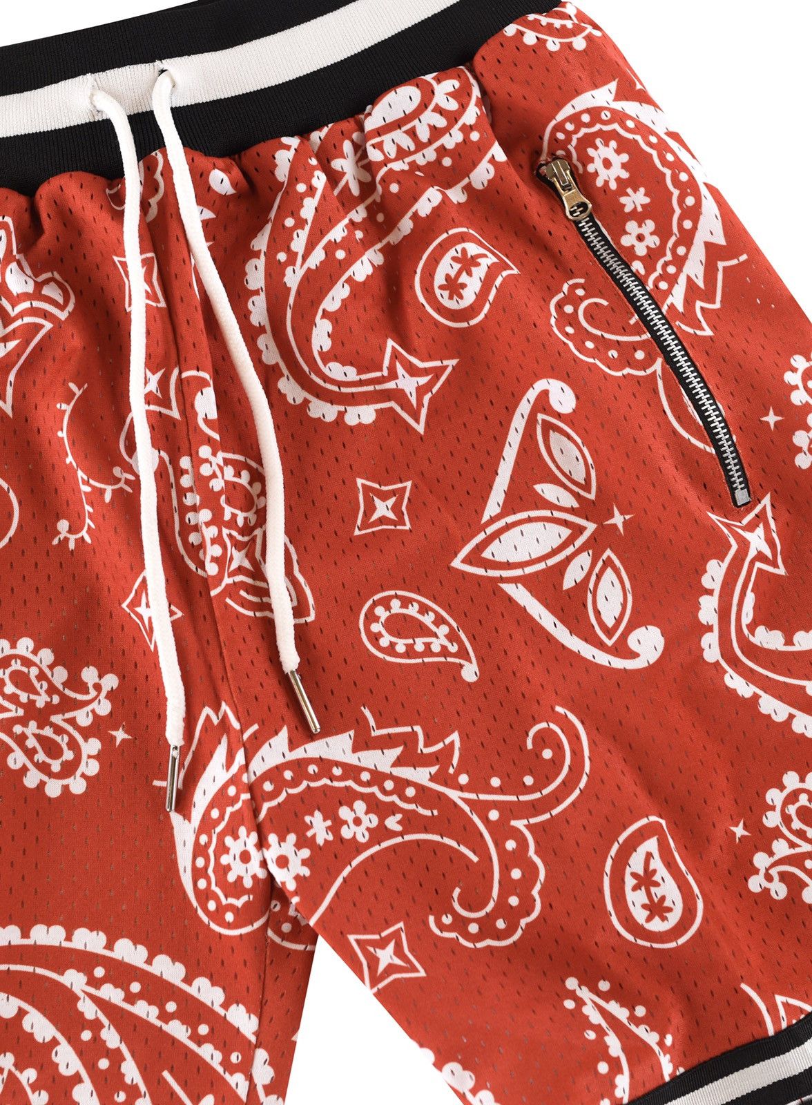 Other Paisley Basketball Shorts Red M Size US 30 / EU 46 - 3 Thumbnail