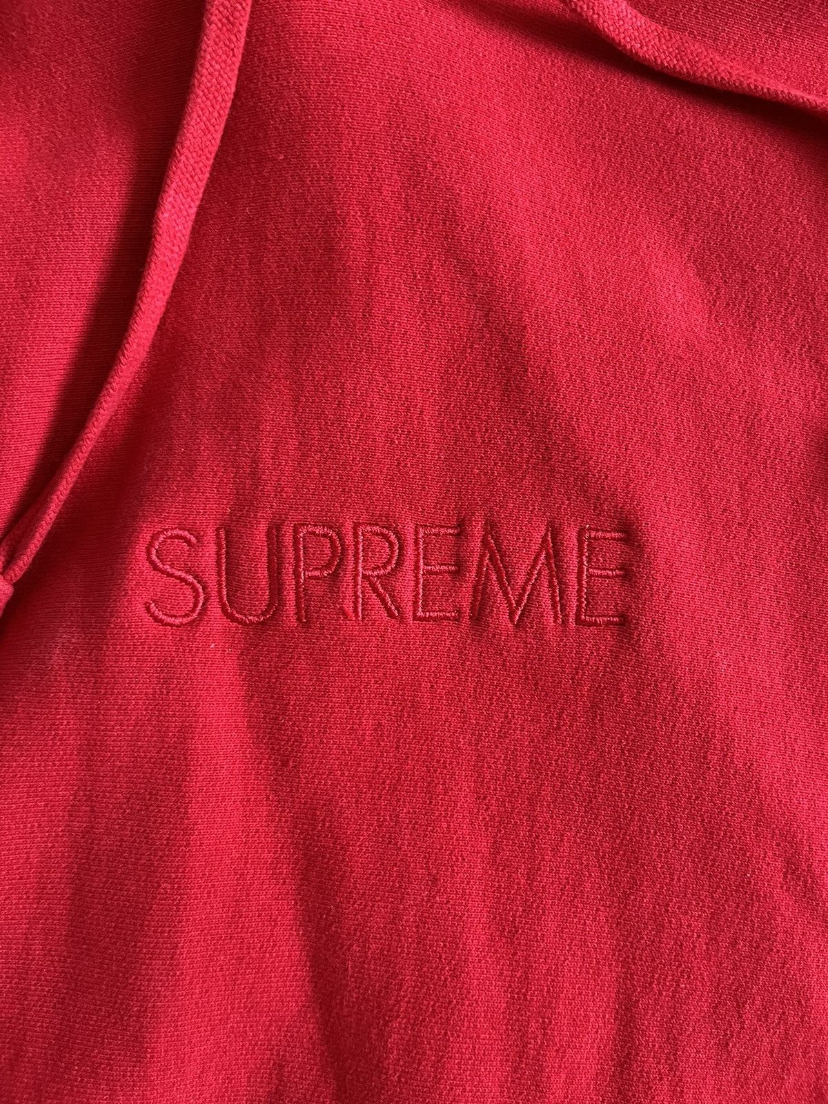 Supreme × Vintage Supreme F/W 15 Tonal Embroidered Hooded Sweatshirt Size US XL / EU 56 / 4 - 2 Thumbnail