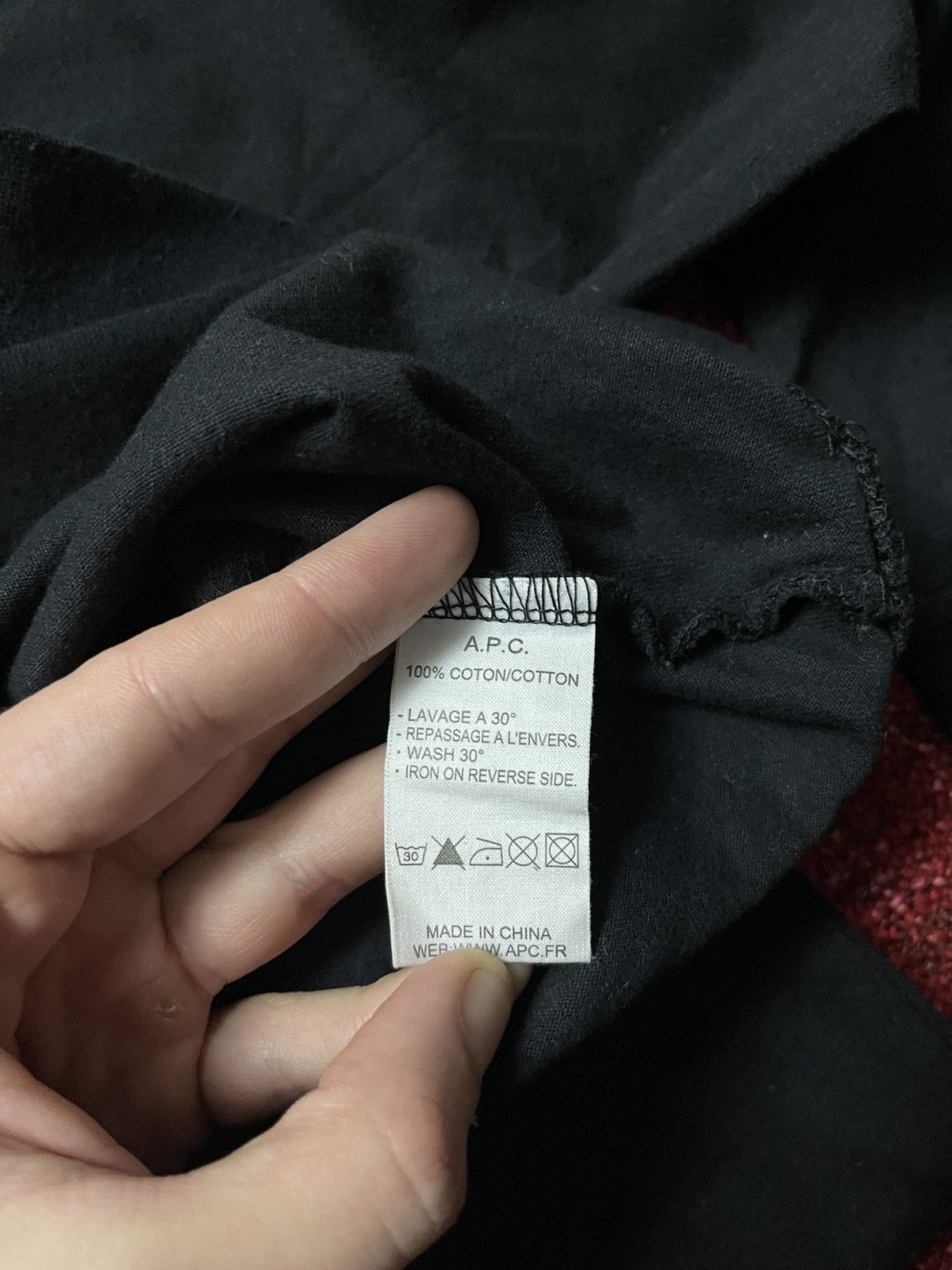 A.P.C. Big logo Japanese mini dress