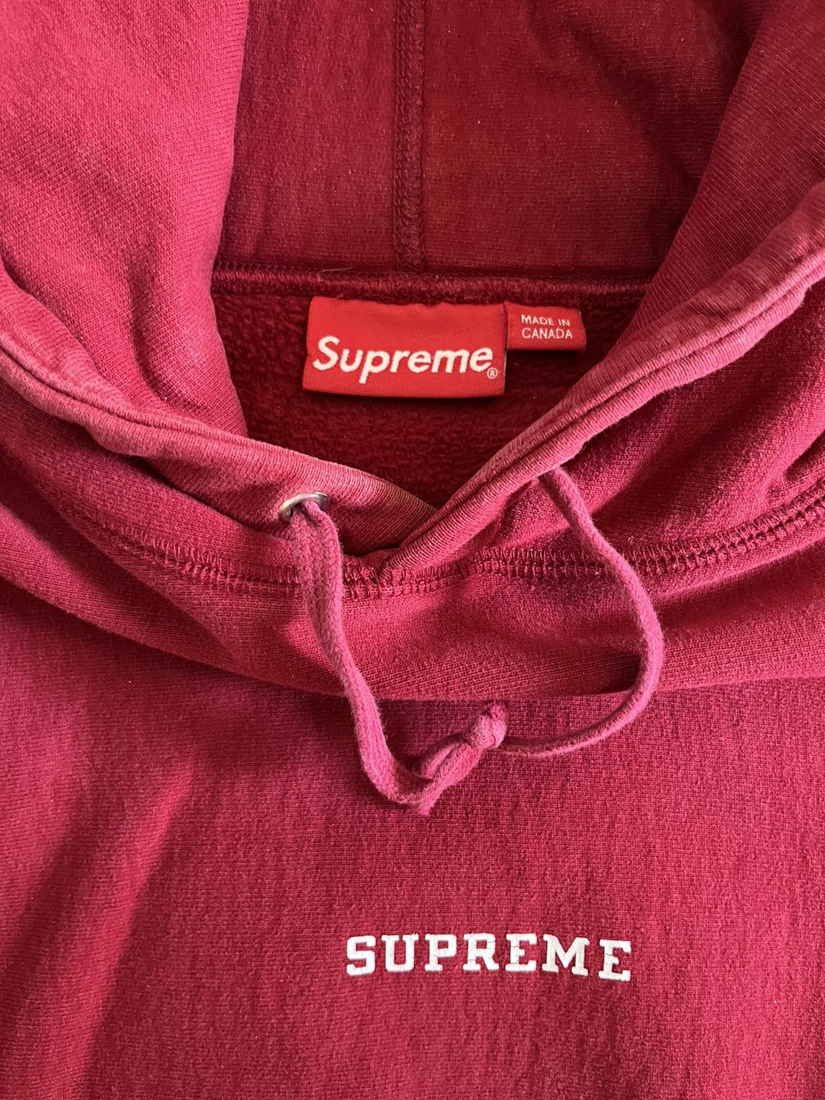 Supreme × Vintage Supreme small college logo hoodie Size US XL / EU 56 / 4 - 2 Thumbnail