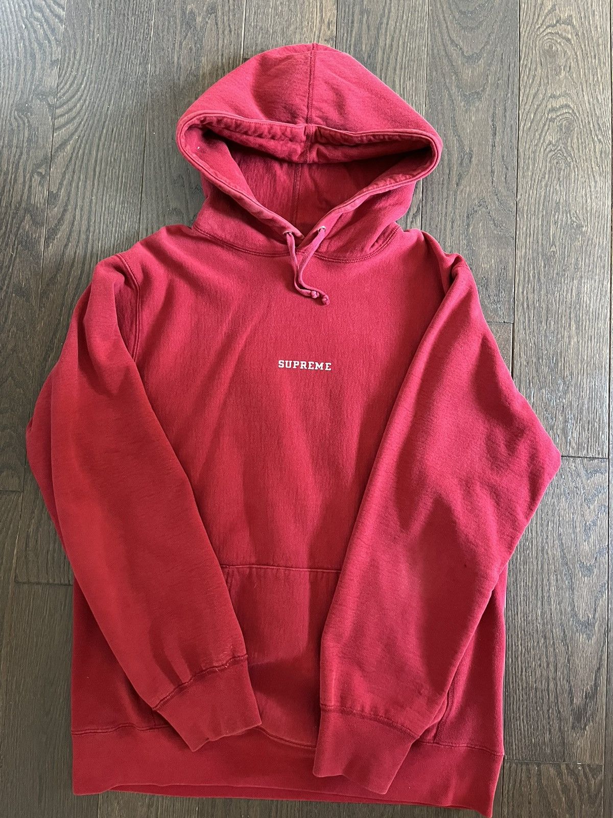 Supreme × Vintage Supreme small college logo hoodie Size US XL / EU 56 / 4 - 1 Thumbnail