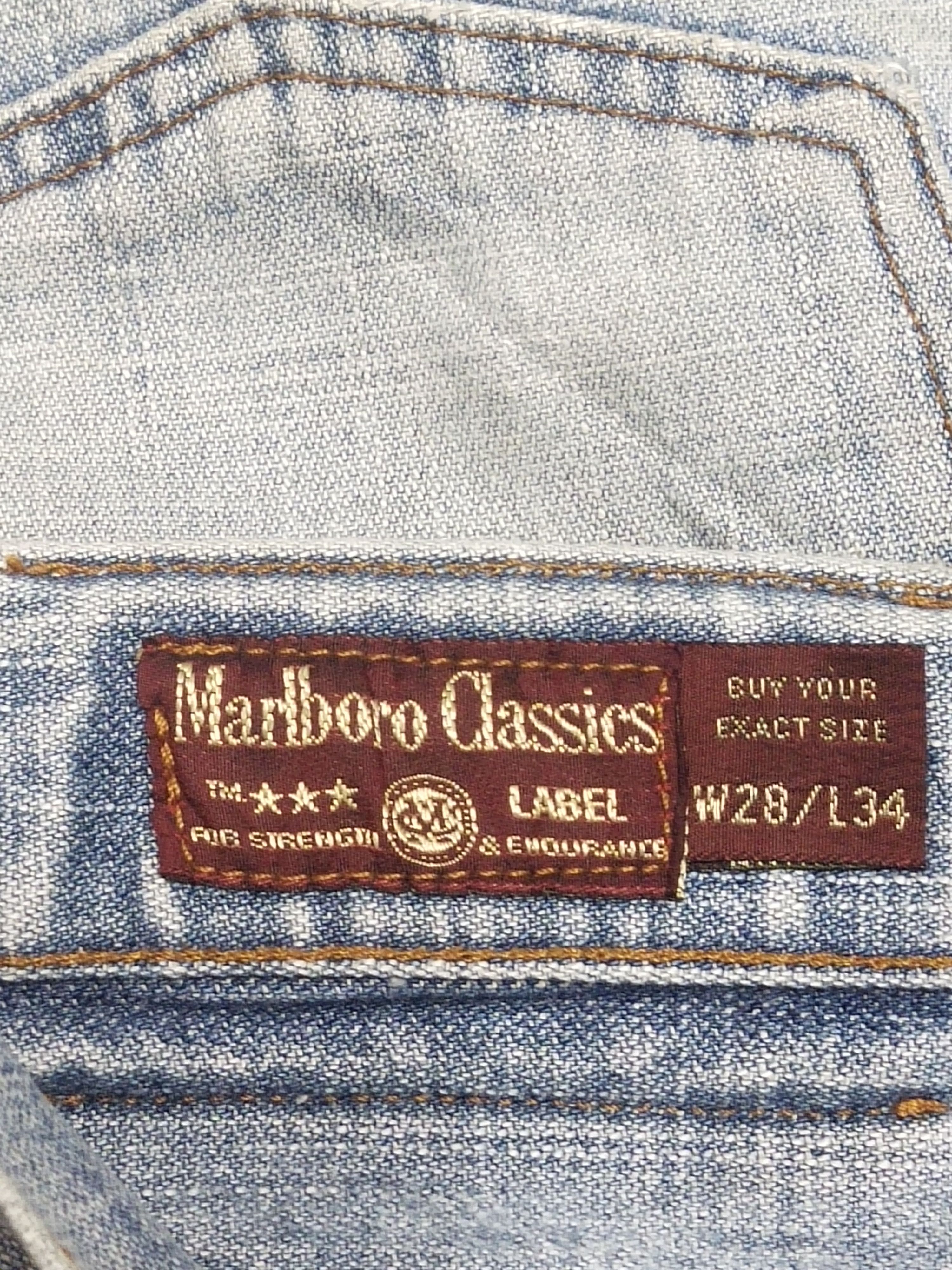 Marlboro Classics × Vintage 🔥 Vintage Marlboro Classics Distressed Jeans Size US 28 / EU 44 - 13 Thumbnail