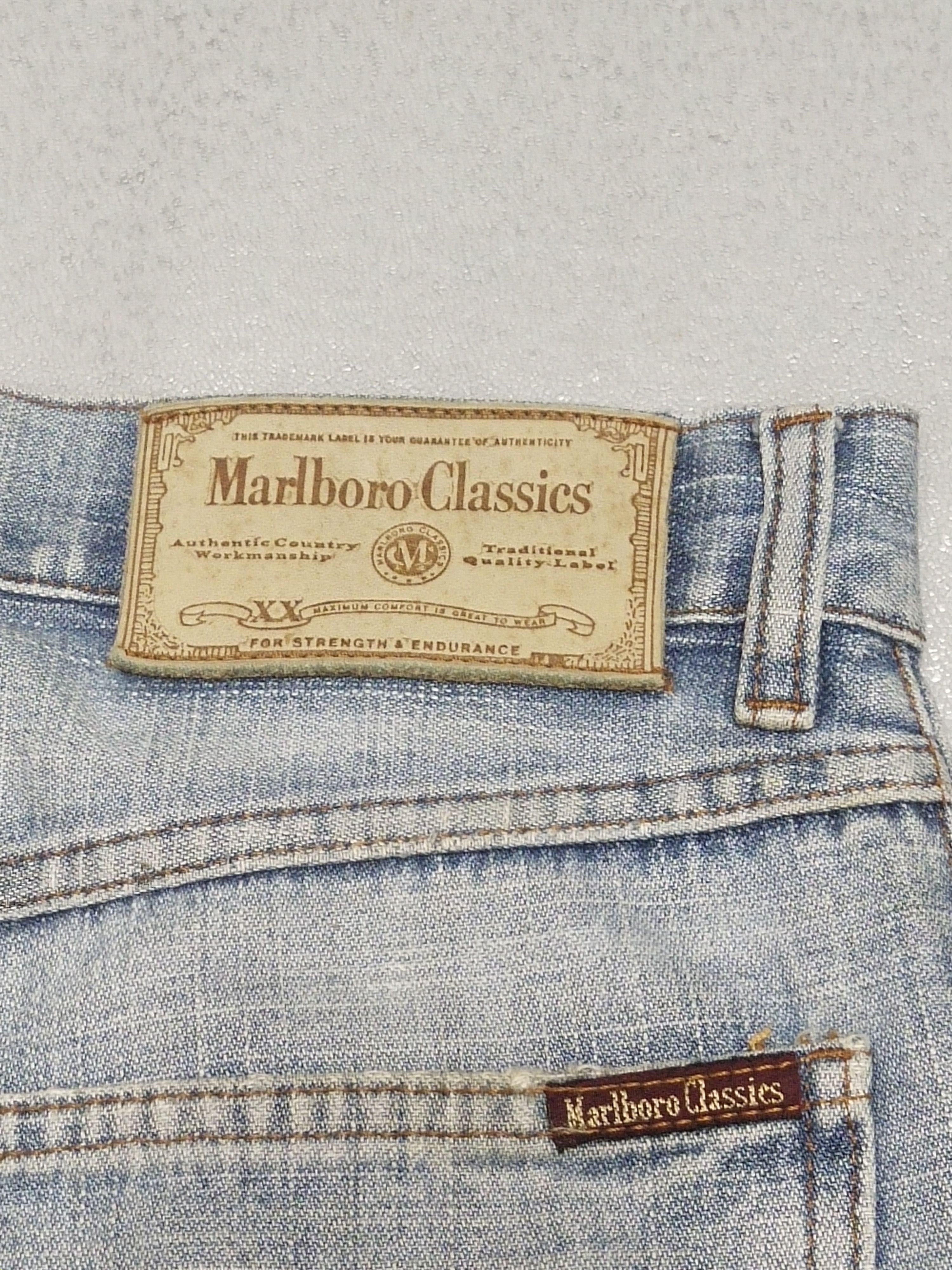 Marlboro Classics × Vintage 🔥 Vintage Marlboro Classics Distressed Jeans Size US 28 / EU 44 - 11 Thumbnail