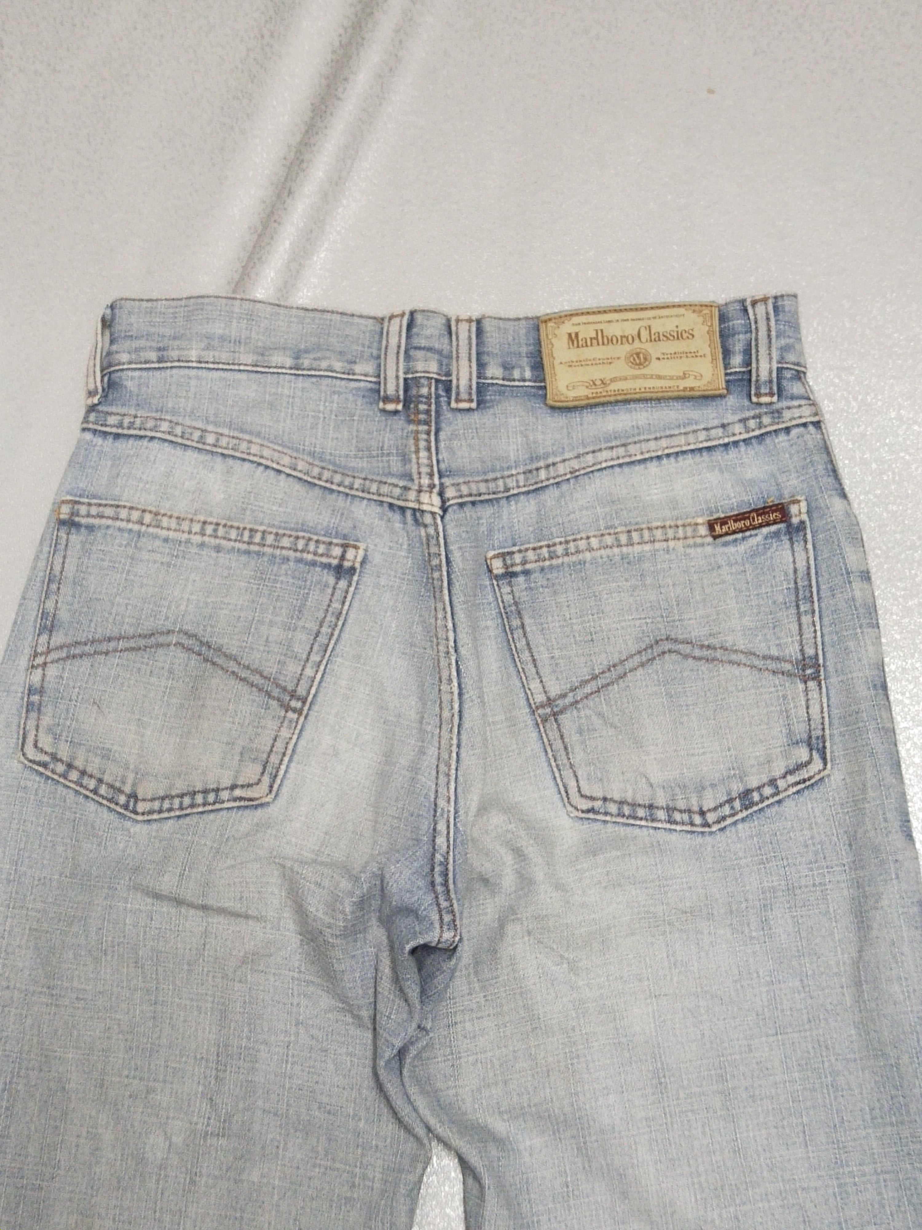 Marlboro Classics × Vintage 🔥 Vintage Marlboro Classics Distressed Jeans Size US 28 / EU 44 - 9 Thumbnail