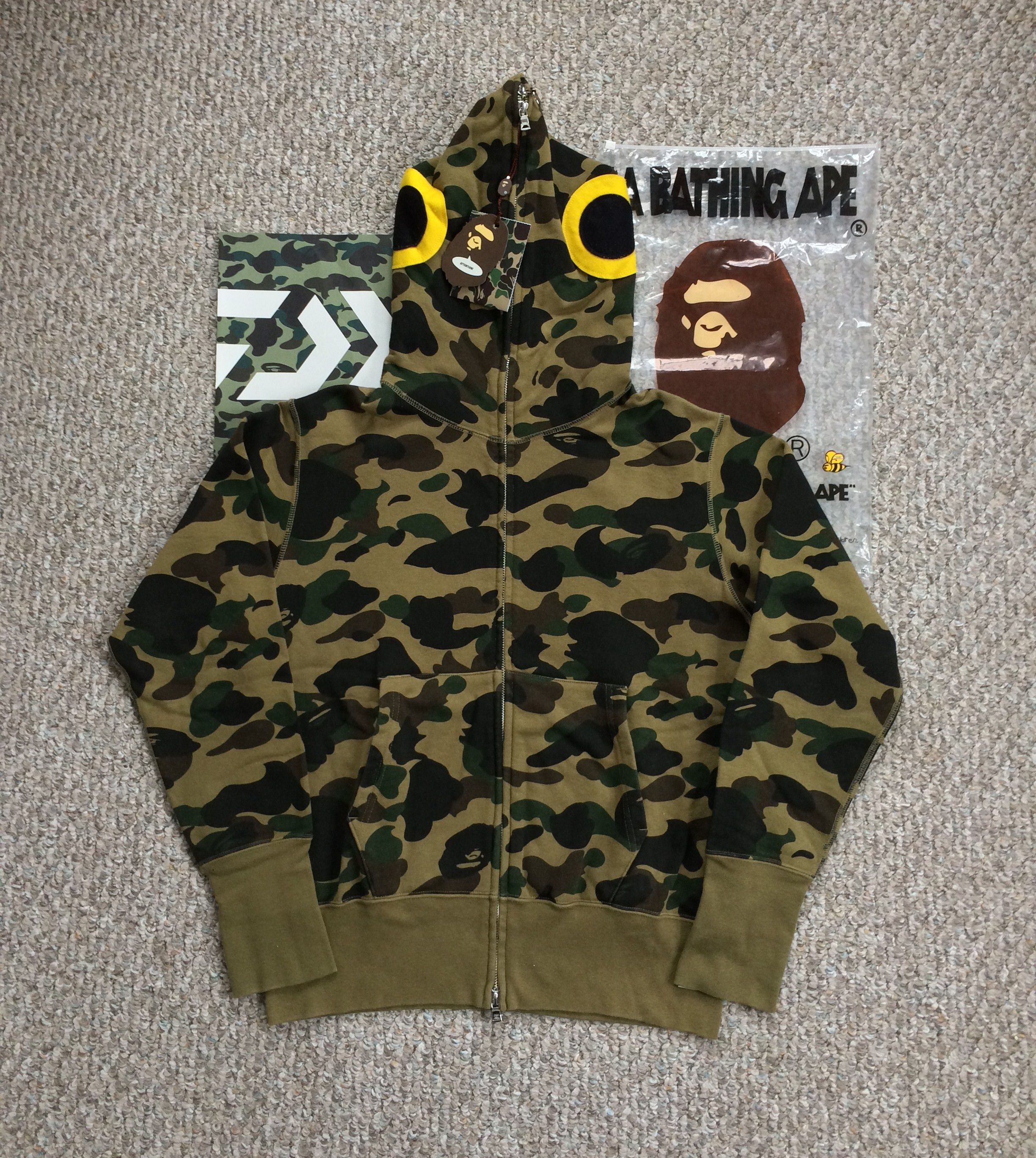 DAIWA × A BATHING APE fishing jacket M