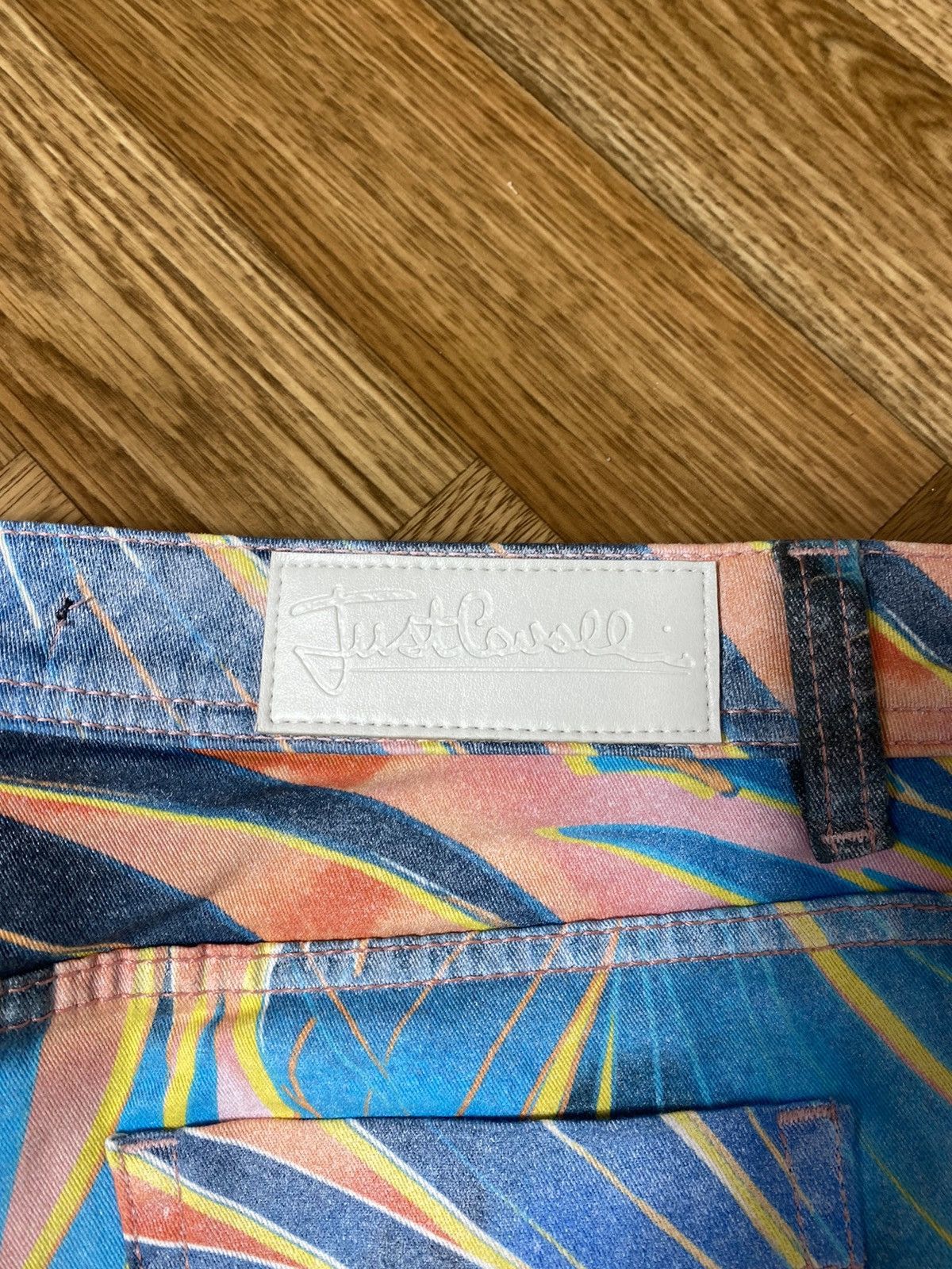Just Cavalli Just Cavalli all over floral print skinny jeans monogram Size US 31 - 13 Thumbnail