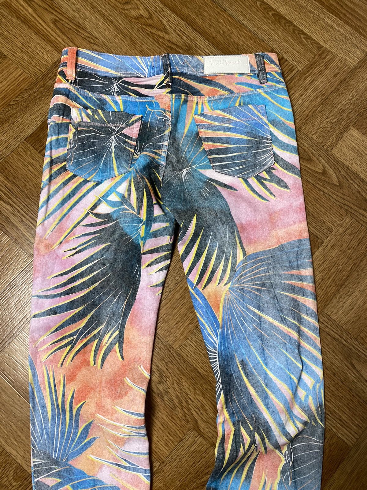 Just Cavalli Just Cavalli all over floral print skinny jeans monogram Size US 31 - 14 Thumbnail