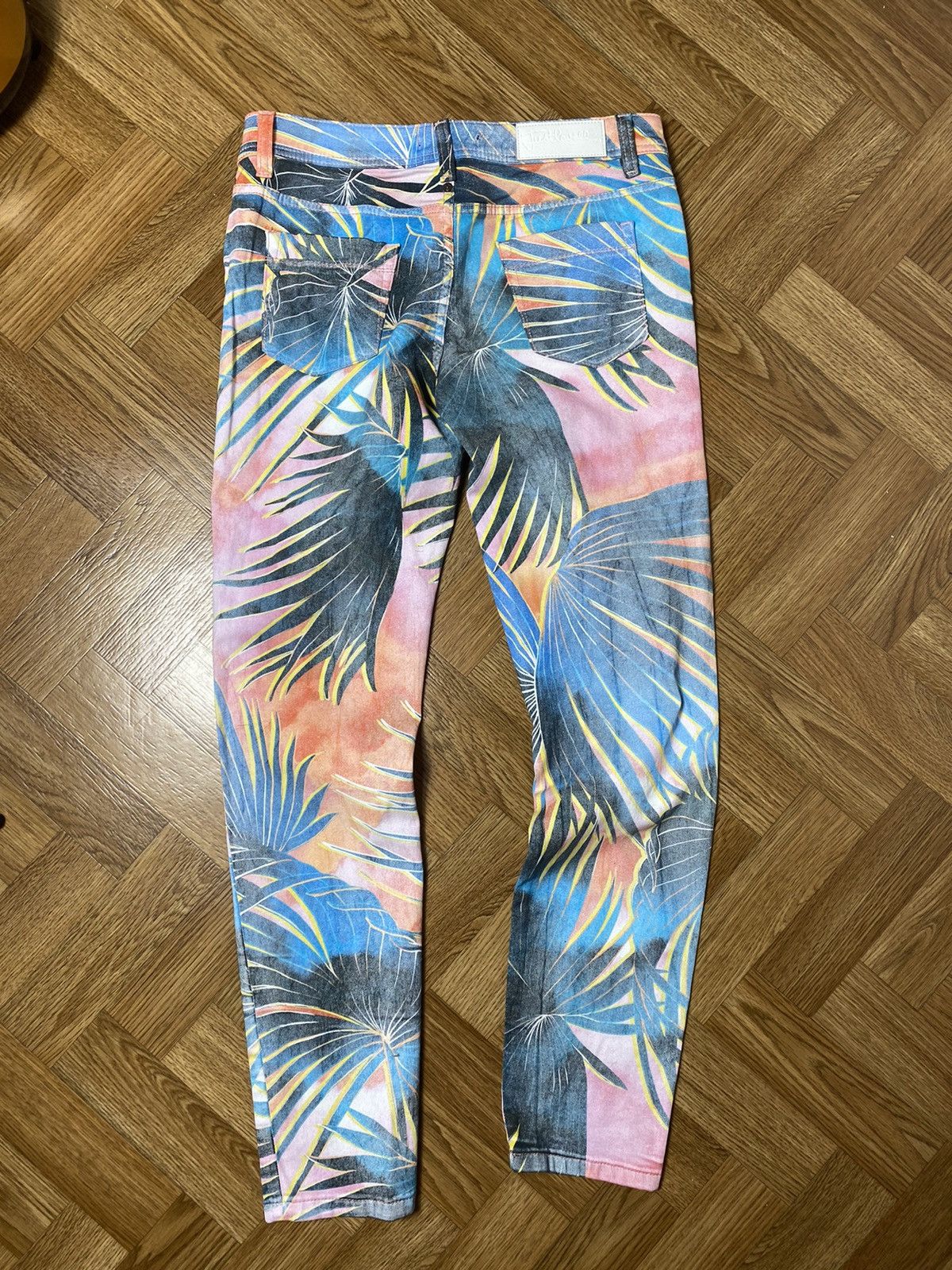 Just Cavalli Just Cavalli all over floral print skinny jeans monogram Size US 31 - 11 Thumbnail