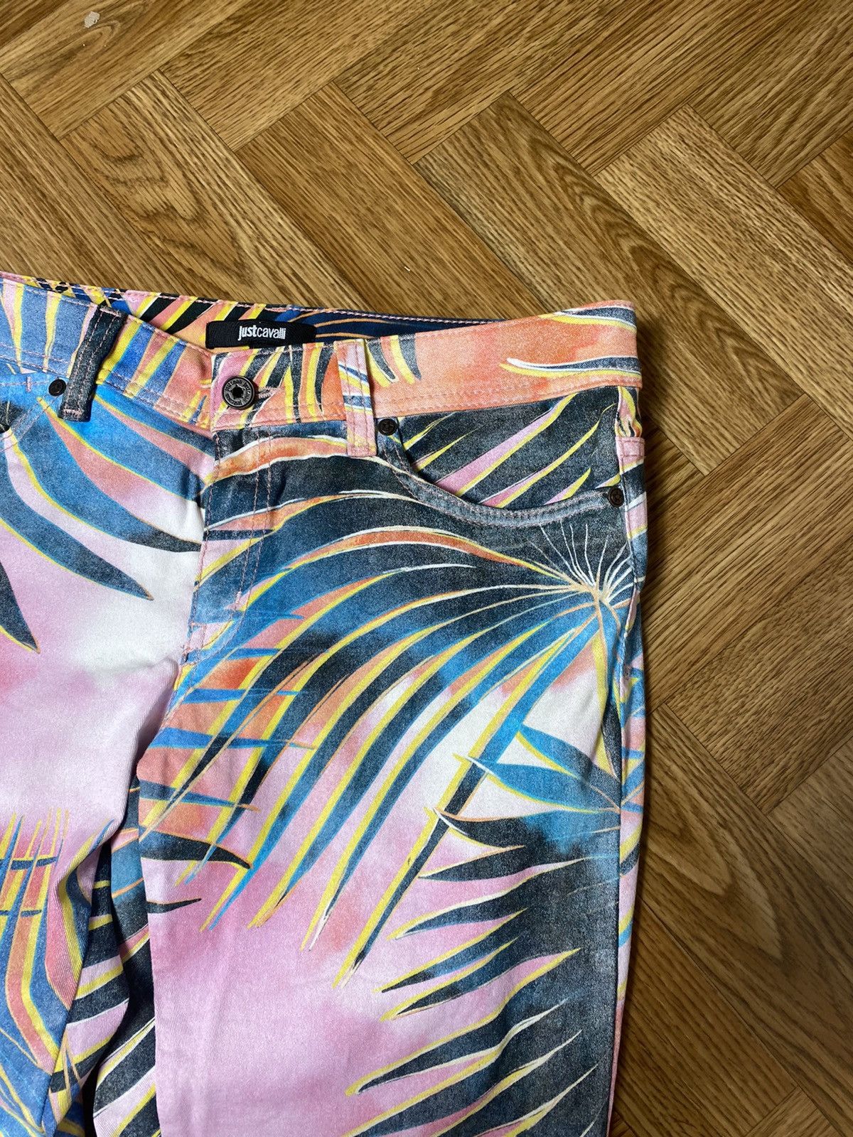 Just Cavalli Just Cavalli all over floral print skinny jeans monogram Size US 31 - 7 Thumbnail