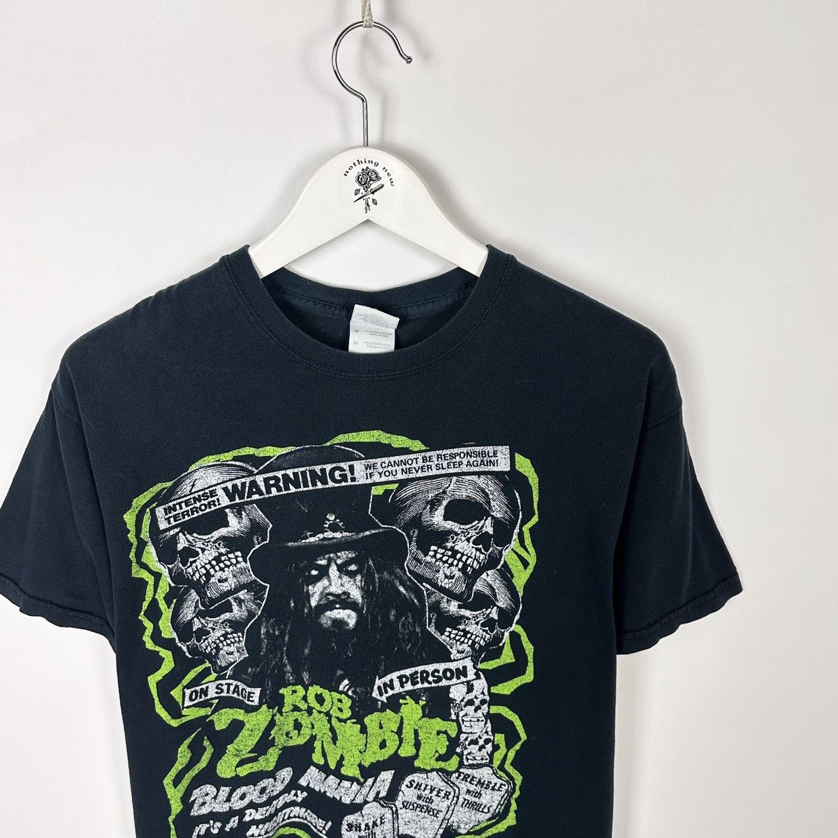 Band Tees Vintage Y2K 00s Rob Zombie Blood Mania Heavy Metal rock tee Size US M / EU 48-50 / 2 - 2 Thumbnail