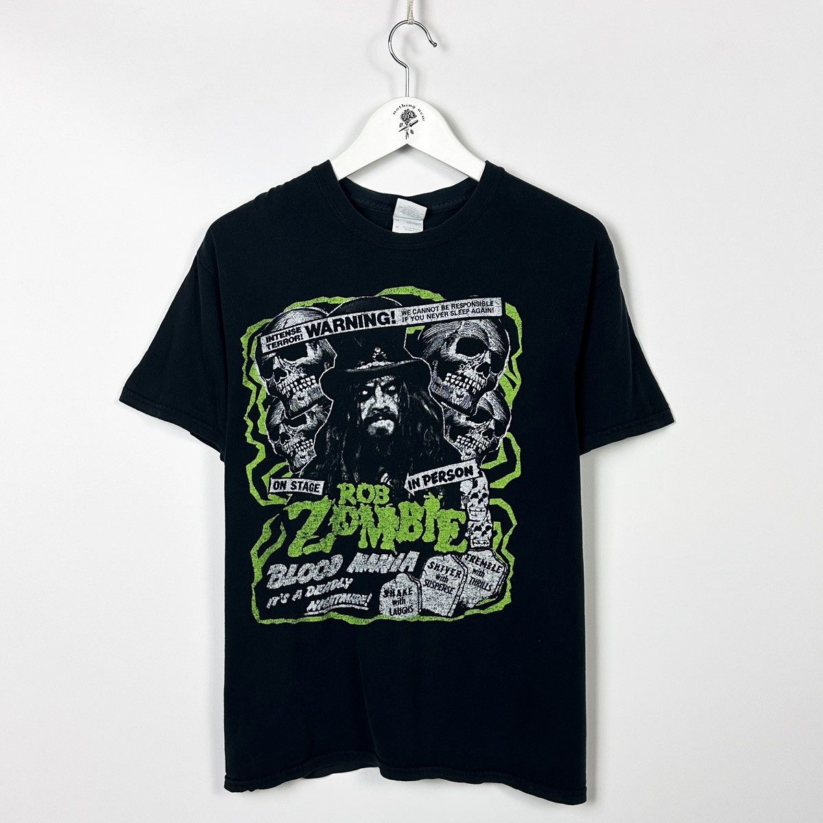 Band Tees Vintage Y2K 00s Rob Zombie Blood Mania Heavy Metal rock tee Size US M / EU 48-50 / 2 - 1 Thumbnail