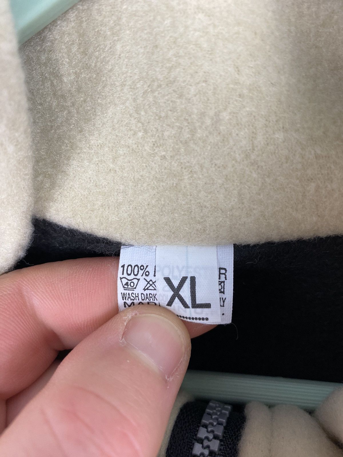Vintage Dogs Print Fleece Jacket Wolf Animal like Supreme Y2K Size US XL / EU 56 / 4 - 7 Thumbnail