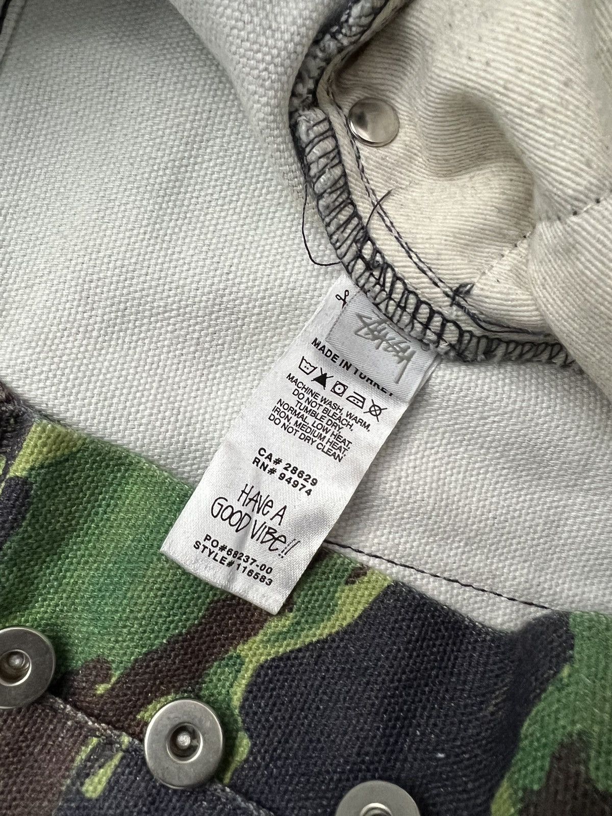 Stussy Stussy Lucien Smith Tiger Camo Big Ole Jeans - 32 | Grailed