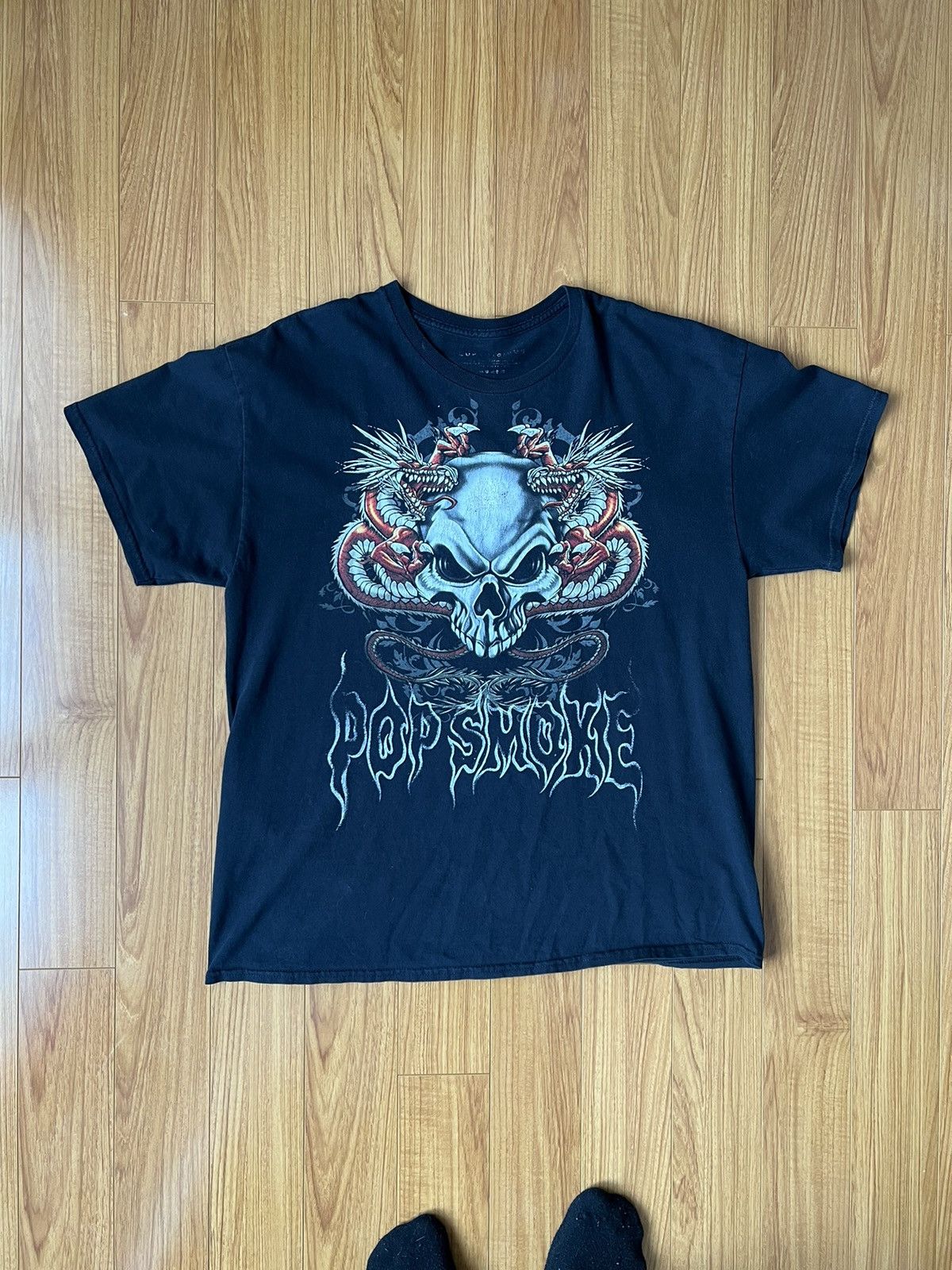 [送料込] ★LUKE VICIOUS★POP SMOKE TEE Luke Vicious × Vintage LUKE VICIOUS Pop Smoke Tribute Tee