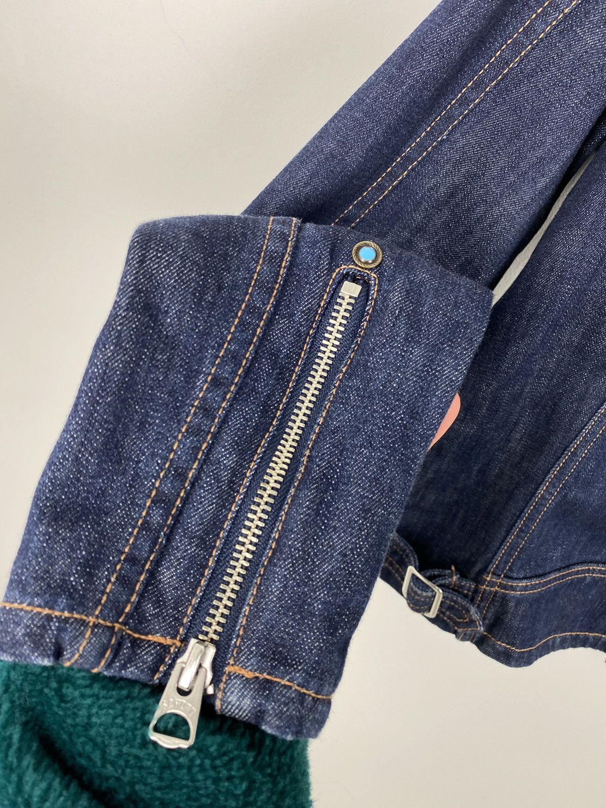 Schott Women’s Schott Perfecto Motorcycle Denim Jacket Avirex Size S / US 4 / IT 40 - 10 Thumbnail