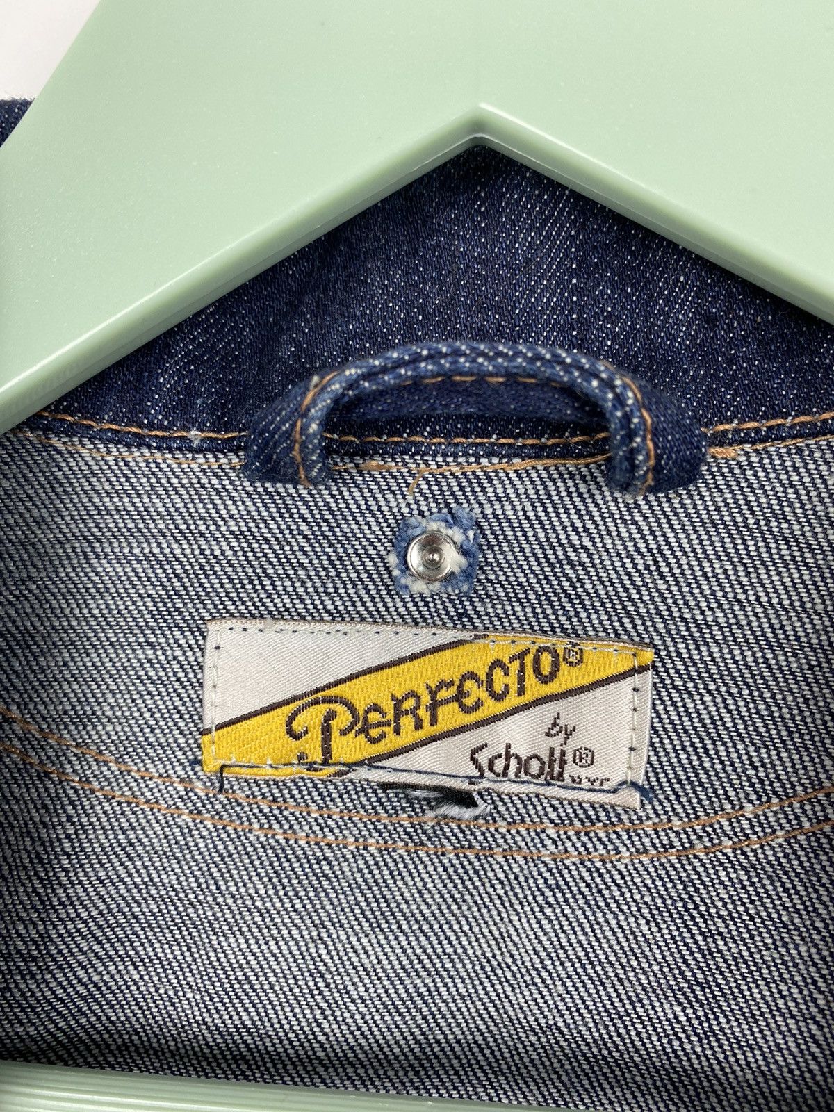 Schott Women’s Schott Perfecto Motorcycle Denim Jacket Avirex Size S / US 4 / IT 40 - 6 Thumbnail