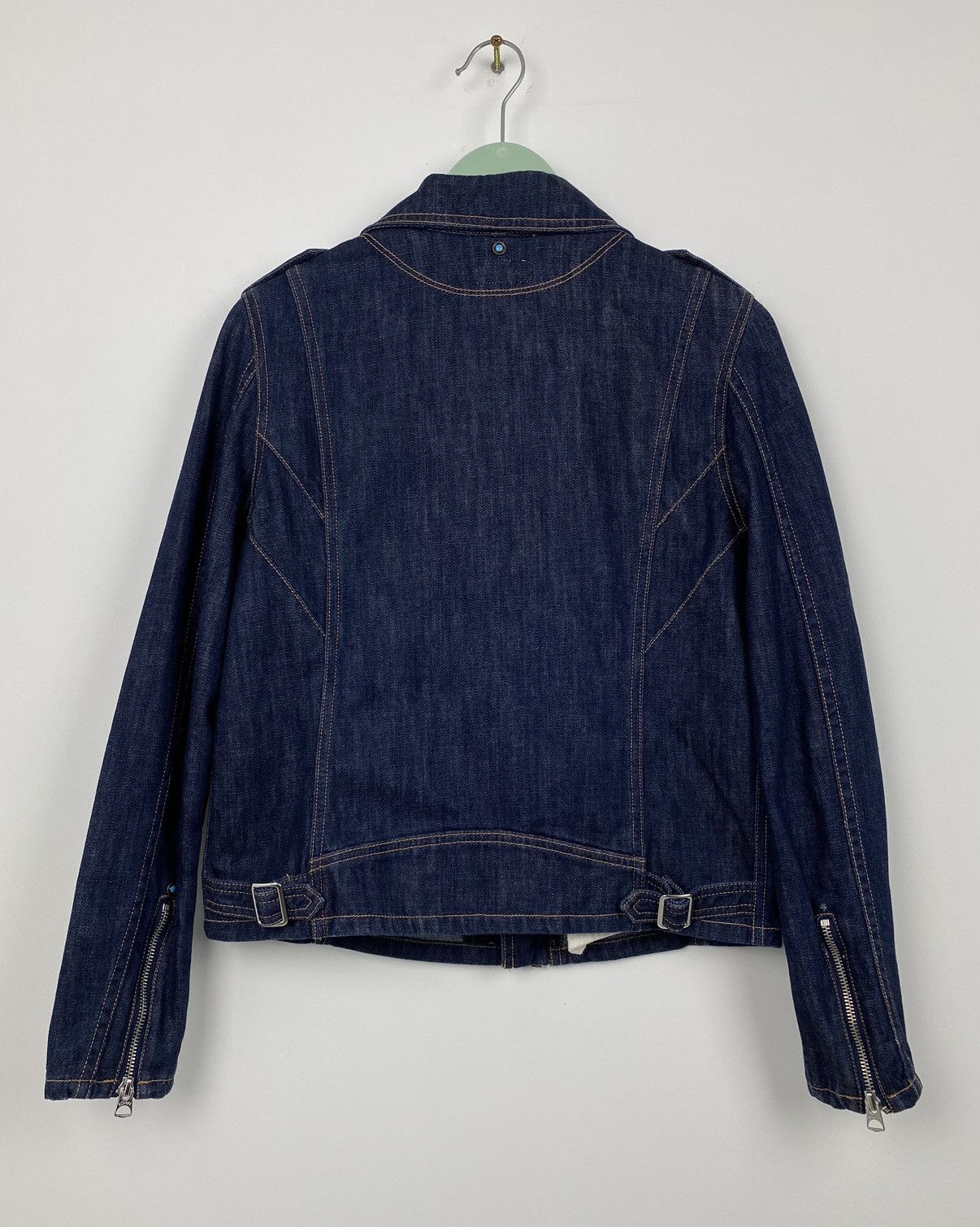 Schott Women’s Schott Perfecto Motorcycle Denim Jacket Avirex Size S / US 4 / IT 40 - 7 Thumbnail