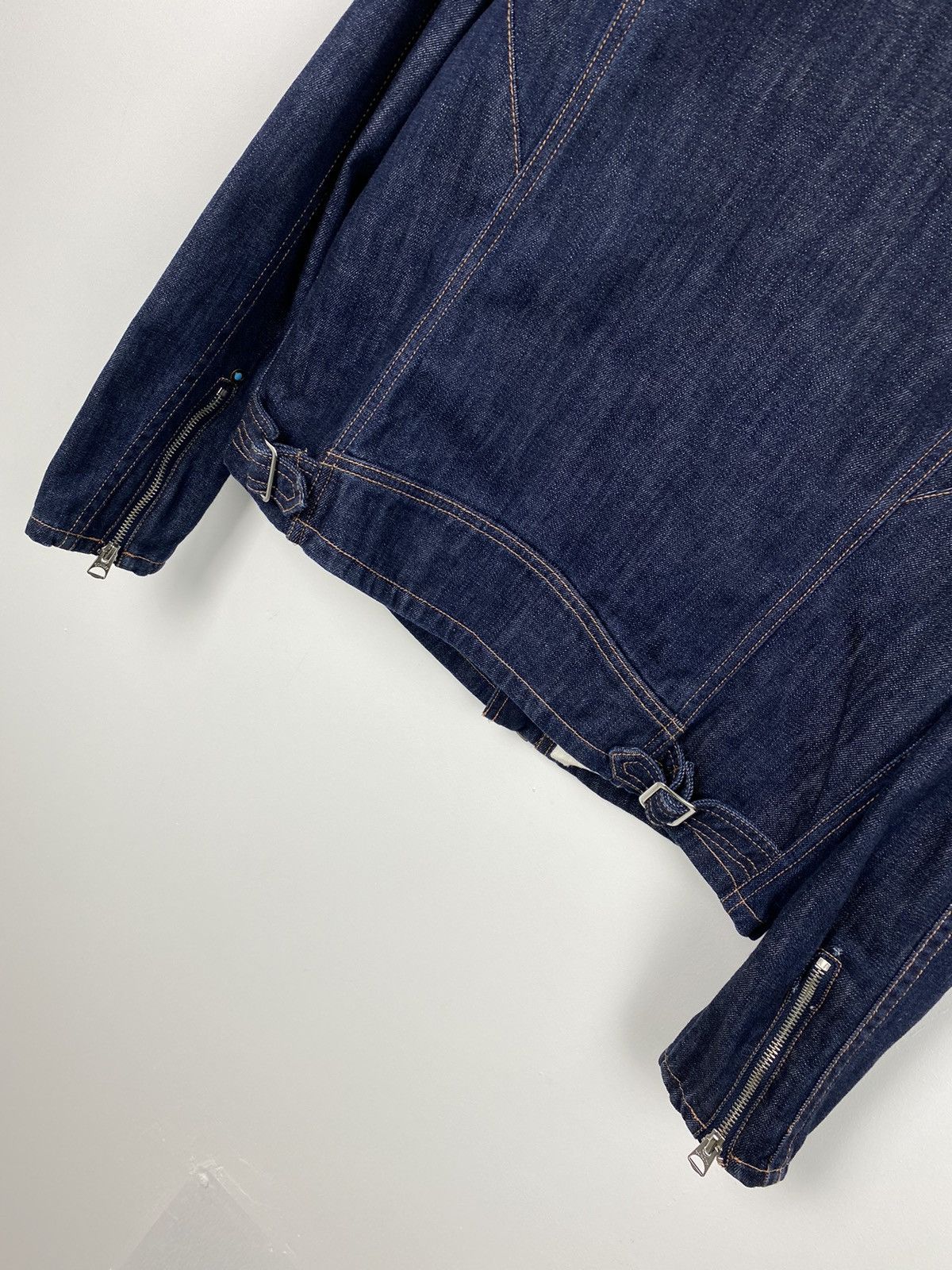 Schott Women’s Schott Perfecto Motorcycle Denim Jacket Avirex Size S / US 4 / IT 40 - 11 Thumbnail