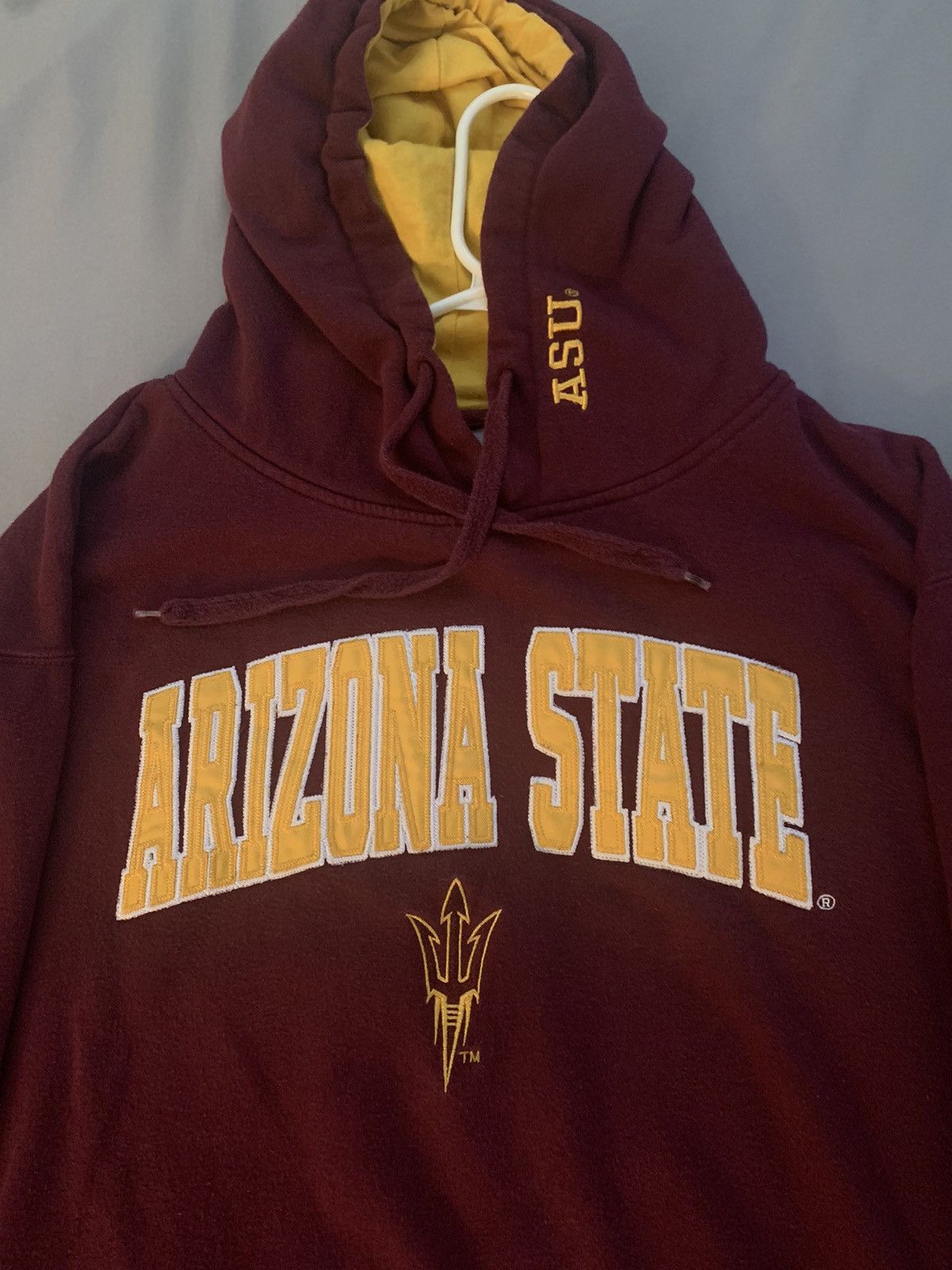 Vintage Vintage Embroidered Arizona State University Hoodie Size US XL / EU 56 / 4 - 3 Thumbnail