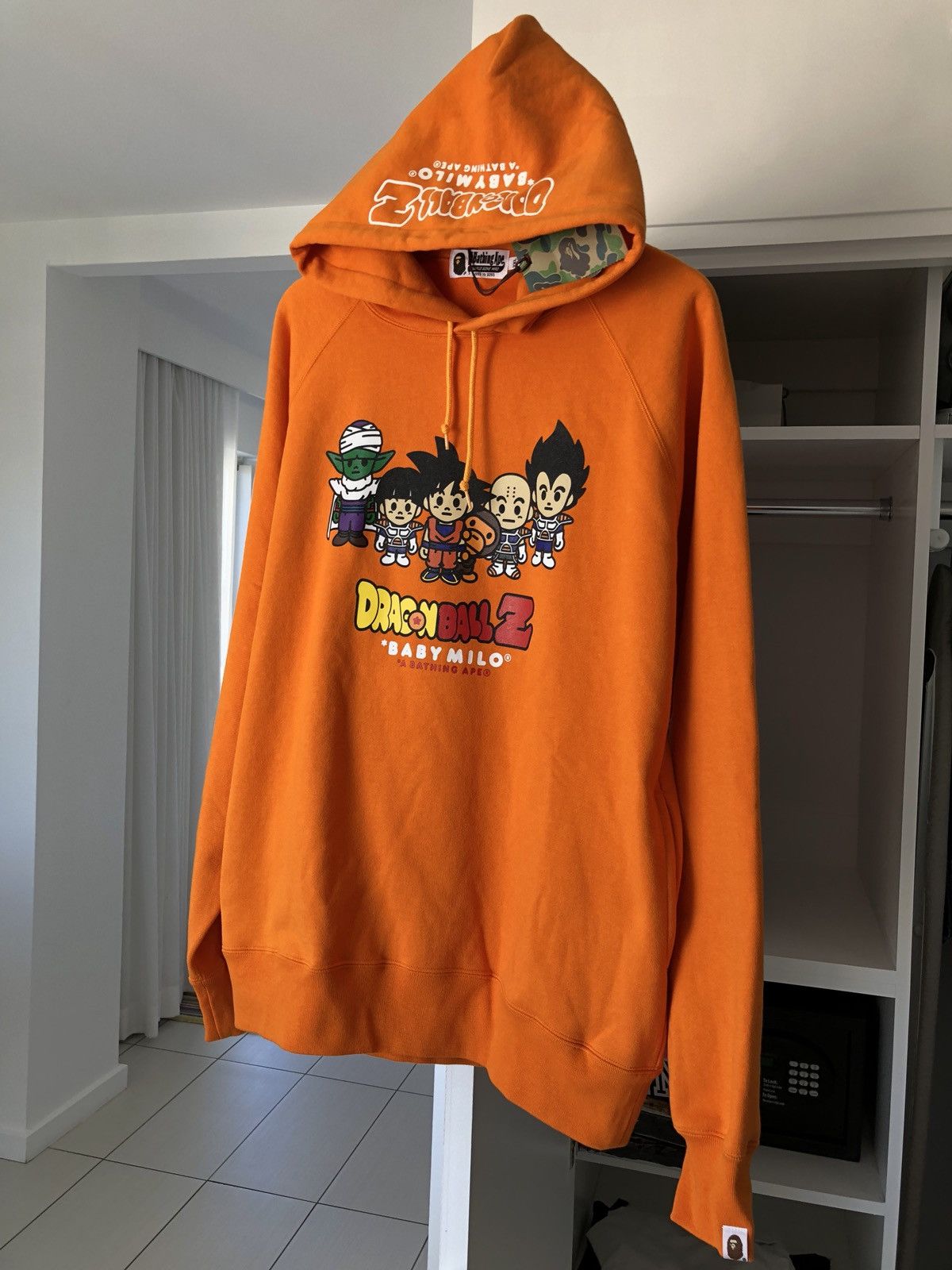 Bape BAPE x DRAGON BALL Z CHARACTERS HOODIE (orange) | Grailed