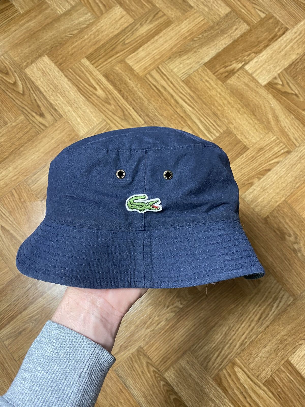 Lacoste × Vintage Vintage Lacoste wool reversible Panama hat Size ONE SIZE - 2 Thumbnail
