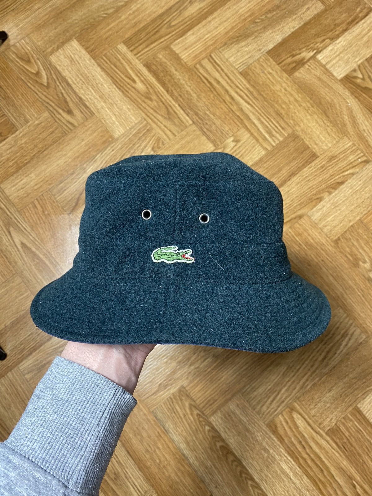 Lacoste × Vintage Vintage Lacoste wool reversible Panama hat Size ONE SIZE - 1 Thumbnail