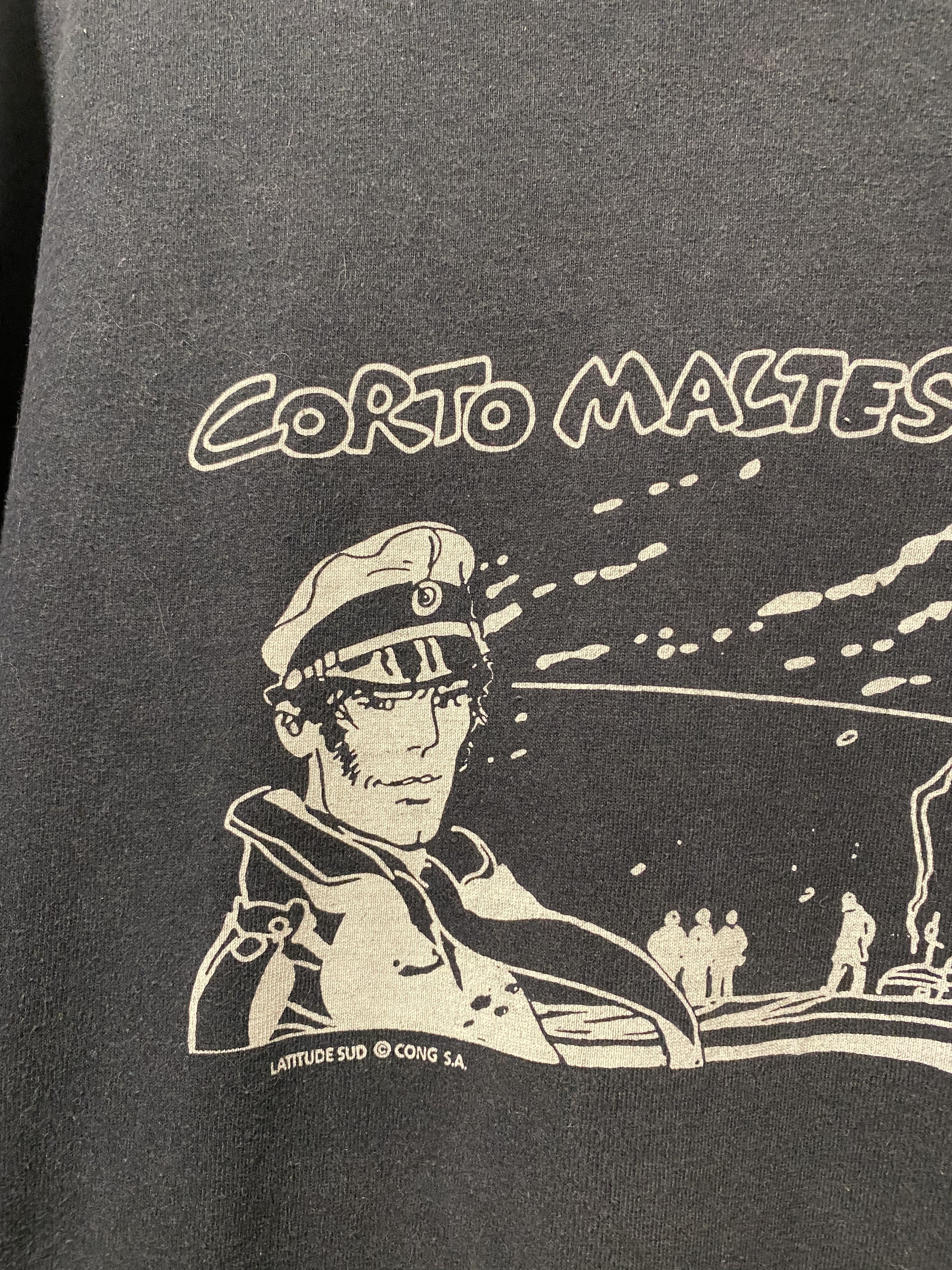 Anime × Vintage Vintage 90s corto maltese en sibérie hugo pratt t-shirt Size US L / EU 52-54 / 3 - 2 Thumbnail